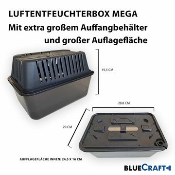 BlueCraft Luftentfeuchter Nachfüllpack Granulat Box Raumenfeuchter + 10x 1kg Granulat Vliesbeut, ohne Strom Nachfüller gegen Schimmel Schlafzimmer Wohnung
