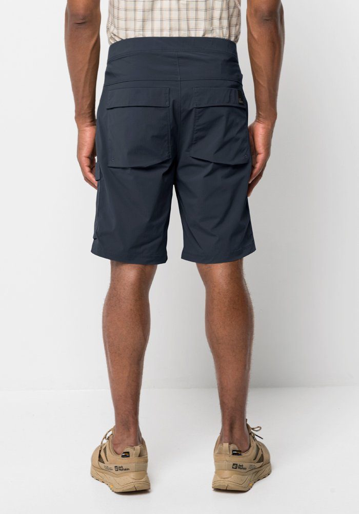 WANDERTHIRST Jack Shorts night-blue SHORTS M Wolfskin