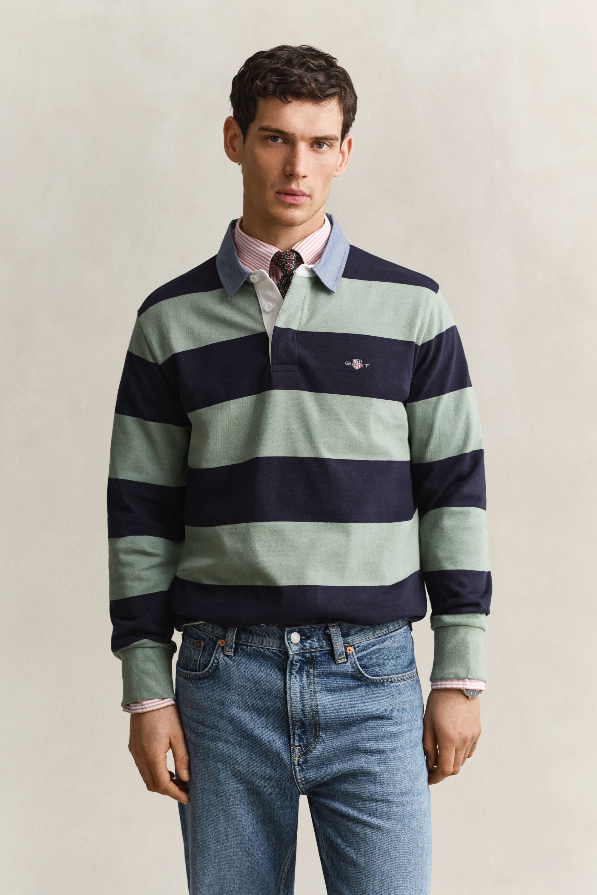 Gant Langarm-Poloshirt