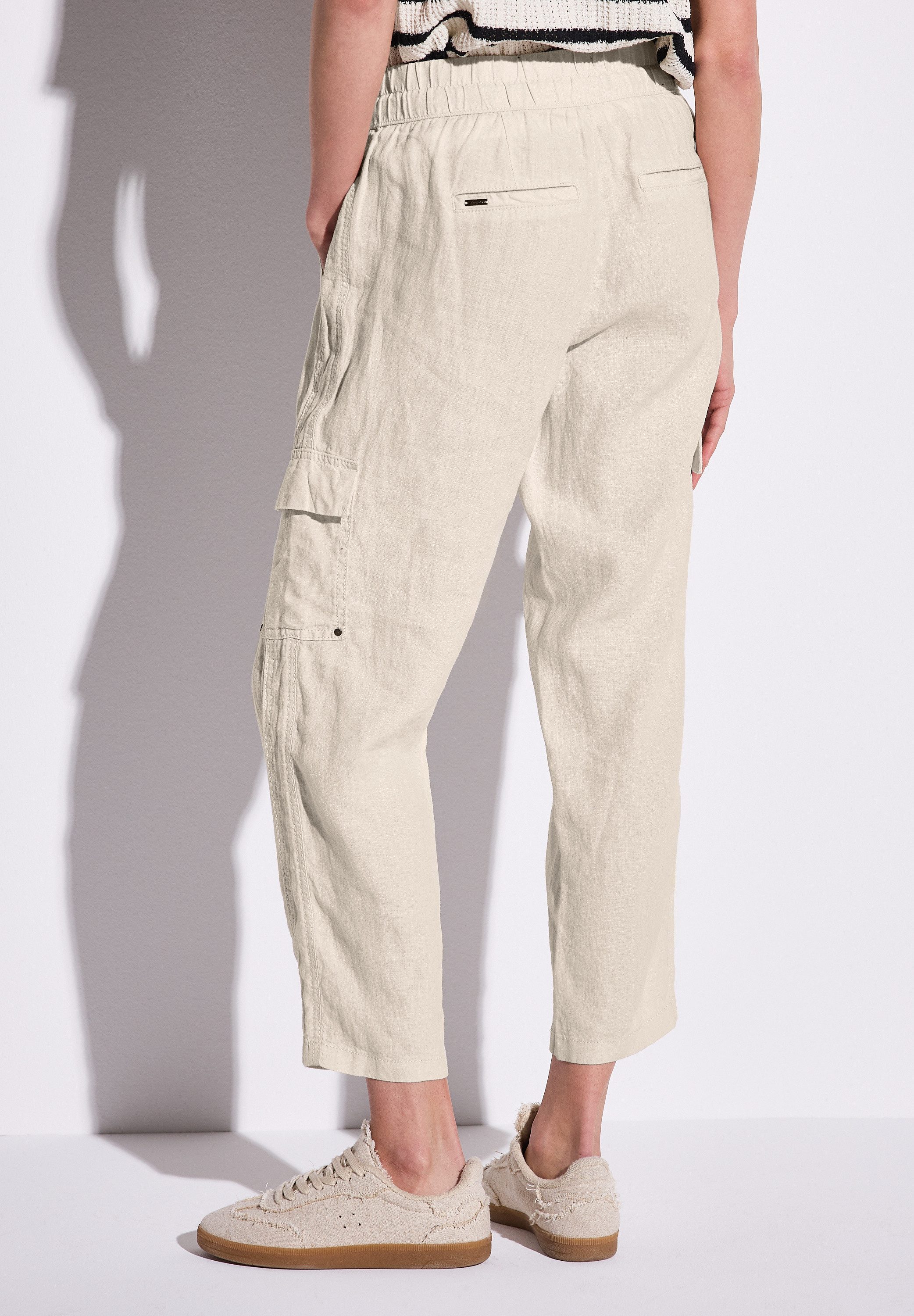 STREET ONE Leinenhose Style BONNY Sommerhose im Cargo-Look günstig online kaufen