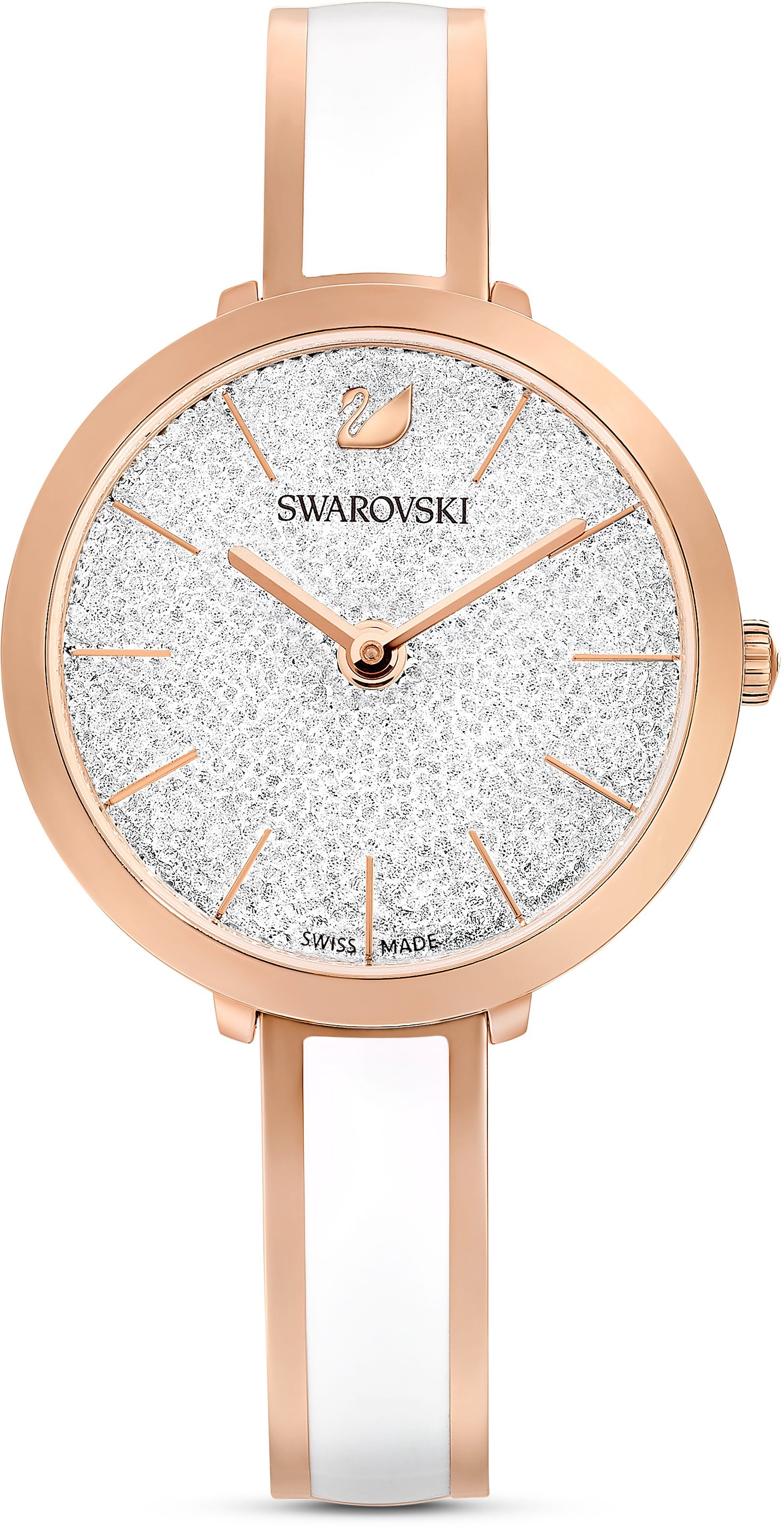 Swarovski Schweizer Uhr Crystalline Delight, 5580541 weiß