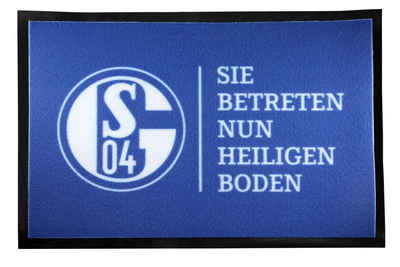Fußmatte FC Schalke 04 Fußmatte "Heiliger Boden" 60 x 40 cm, FC Schalke 04