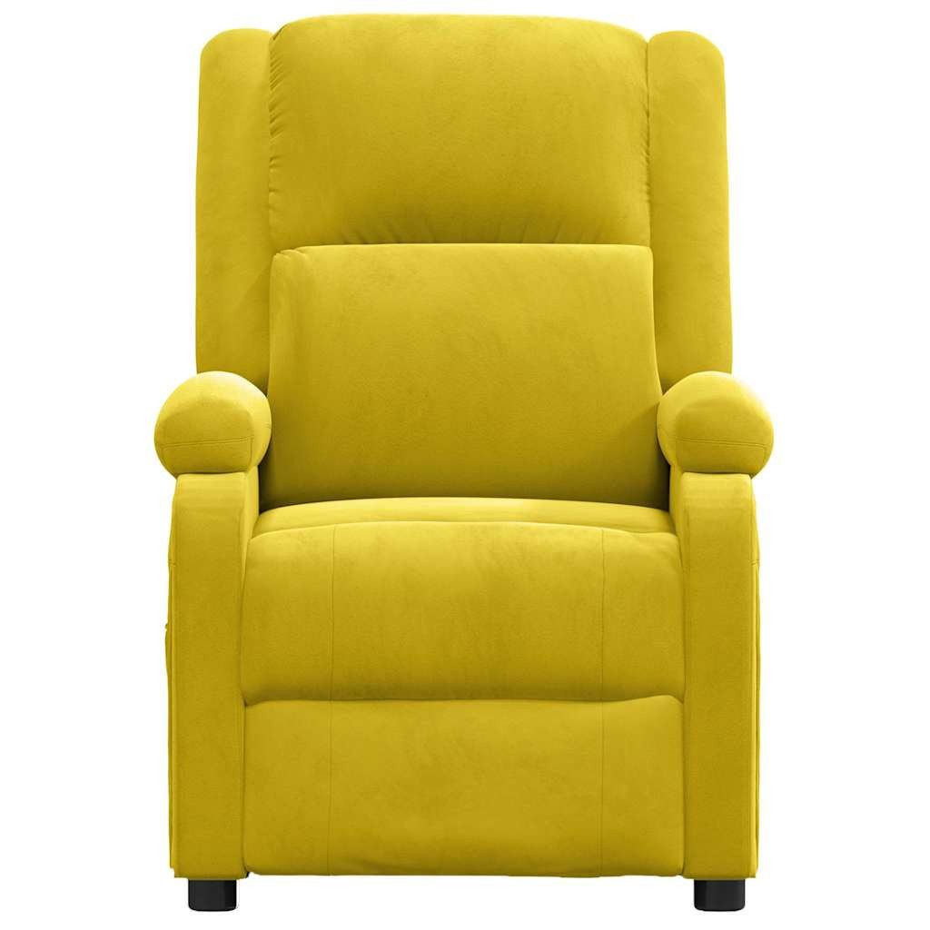 vidaXL Sessel Relaxsessel Gelb Samt (1-St) günstig online kaufen