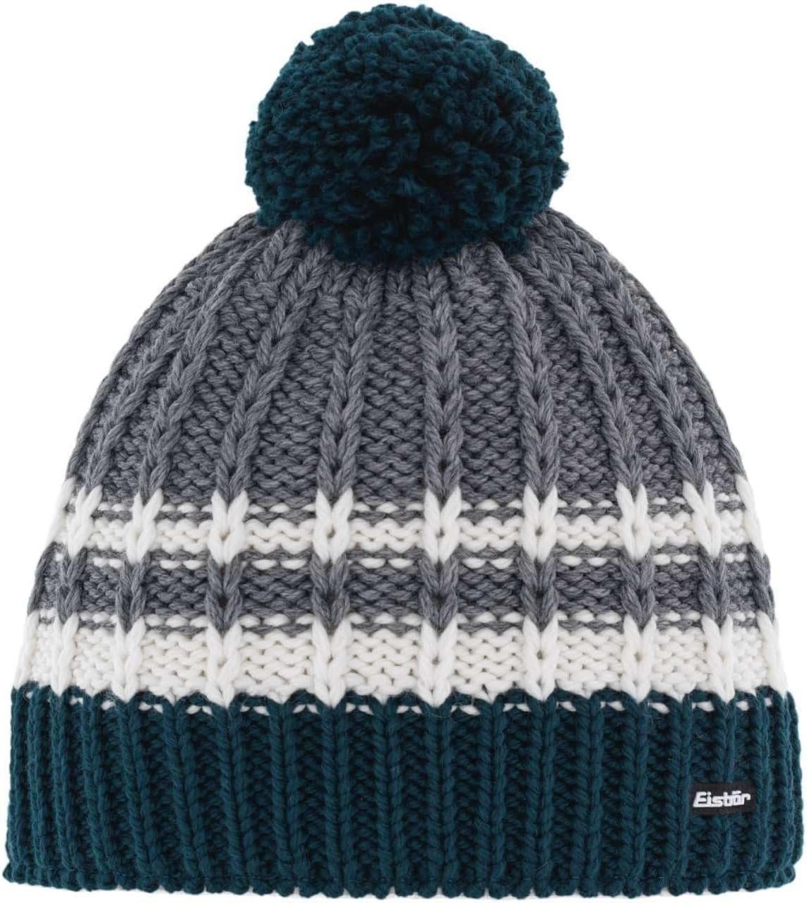Eisbär RIPP Mütze Eisbär RIPP Strickmütze - Lässiger Winterbeanie Mit Umschlag In Taubenblau Eisbär Rippmütze Mit Umschlag - Foto 10