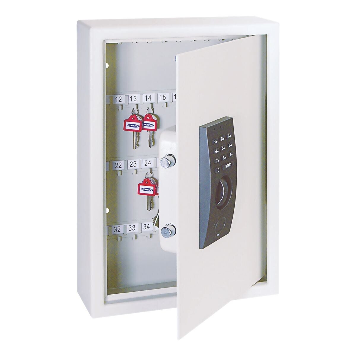 ROTTNER Schlüsselkasten Keytronic 48, mit Elektronikschloss und 48 Schlüsselanhängern