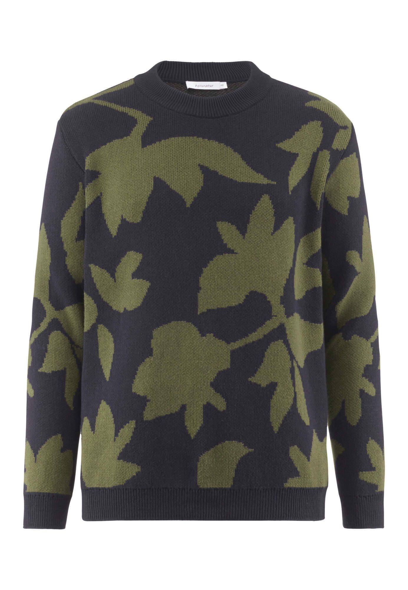 Hessnatur Strickpullover Regular aus reiner Bio-Baumwolle mit (1-tlg)