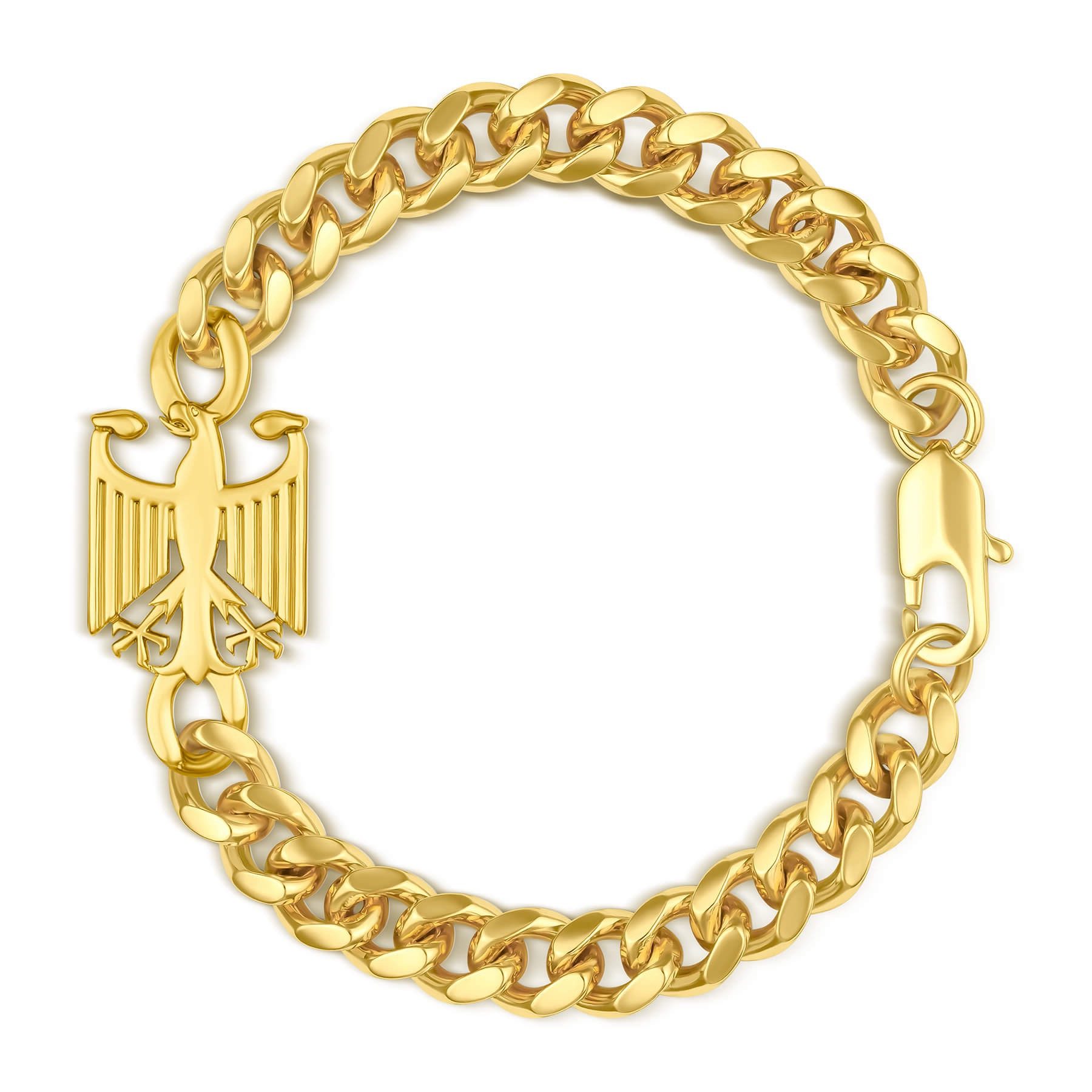 d'origine Armband Deutschland Armband Herren – Bundesadler Wappen (Edelstahl)