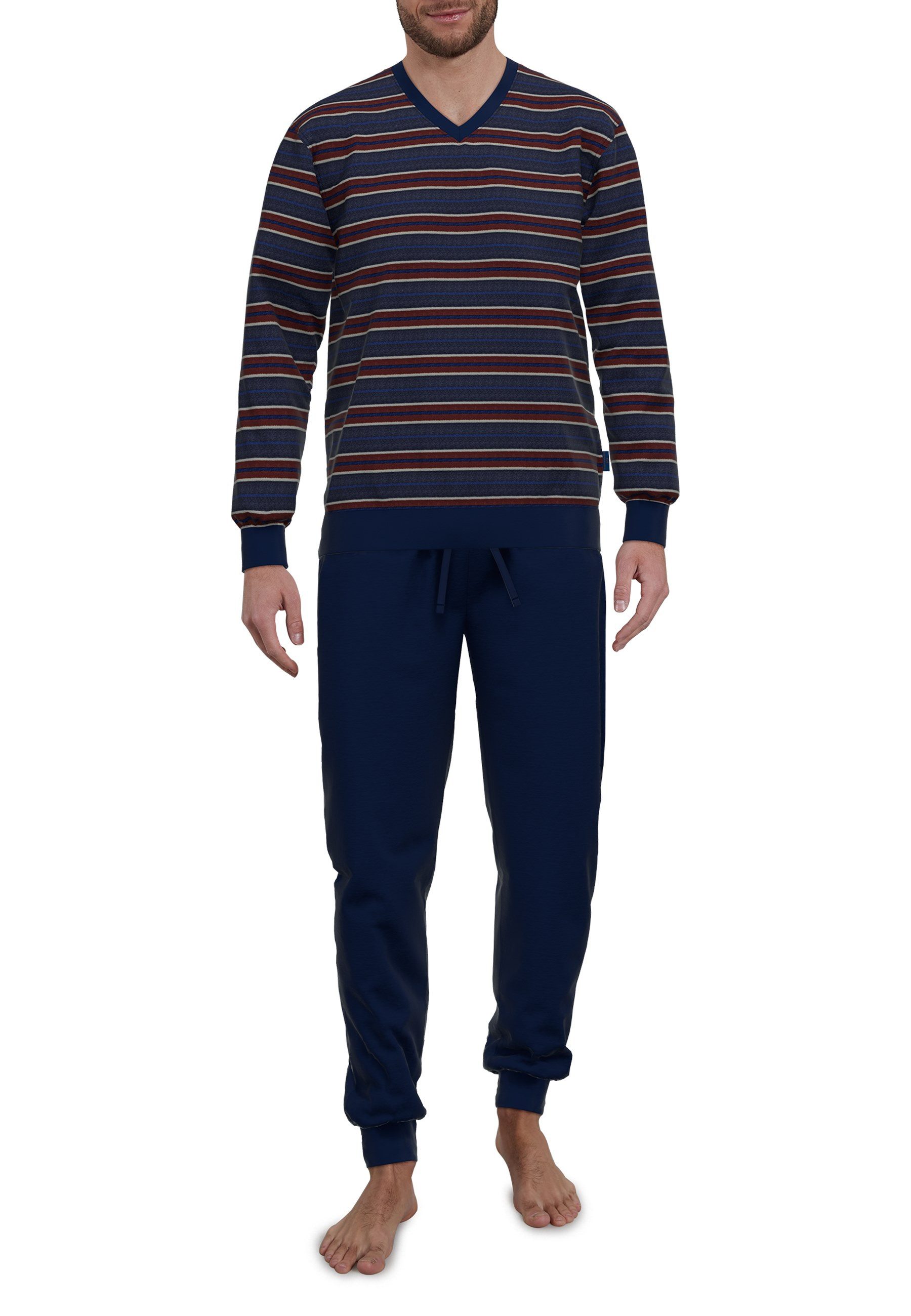 GÖTZBURG Pyjama Zartbitter (2 tlg) V-Ausschnitt, günstig online kaufen