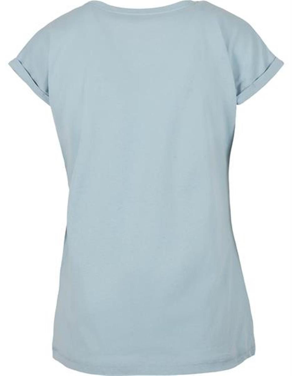 Build Your Brand Rundhalsshirt Ladies Extended Shoulder Damen T-Shirt