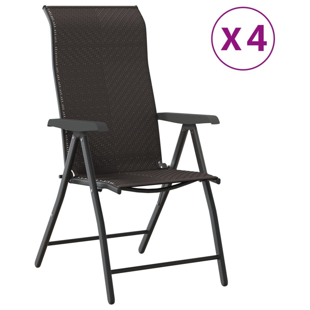 vidaXL Gartenstuhl Gartenstühle 4 Stk. Klappbar günstig online kaufen