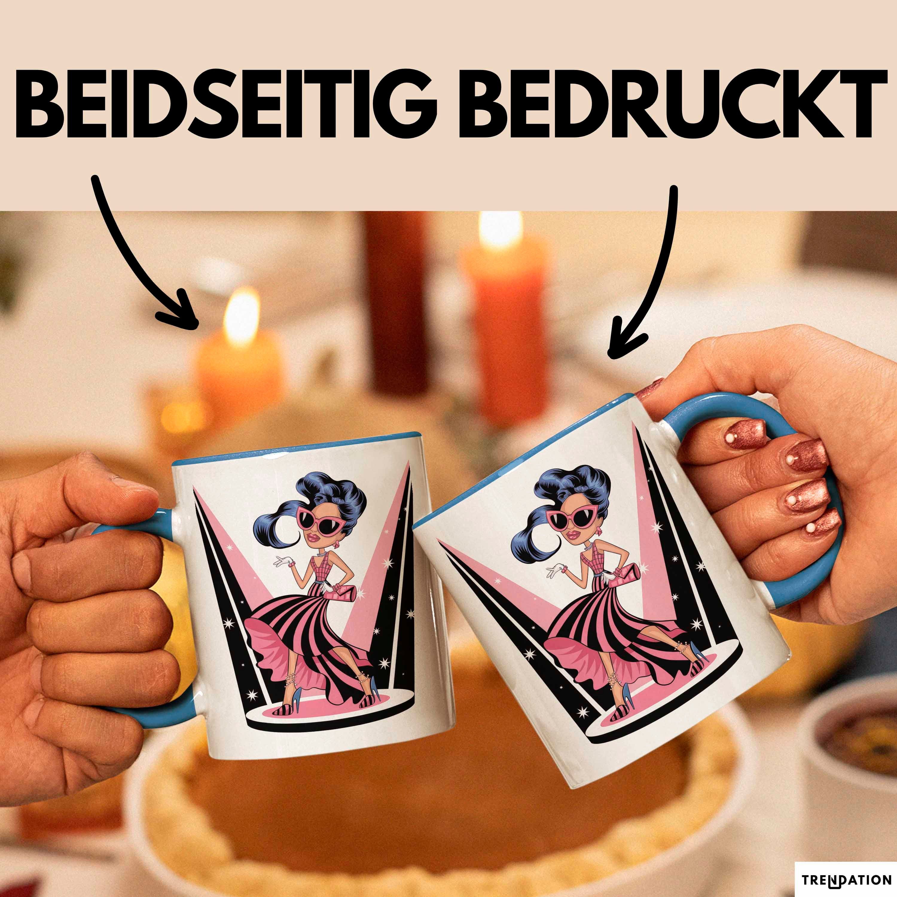 Trendation Tasse Mode Liebhaber Tasse Geschenkidee für Stil Süchtiger