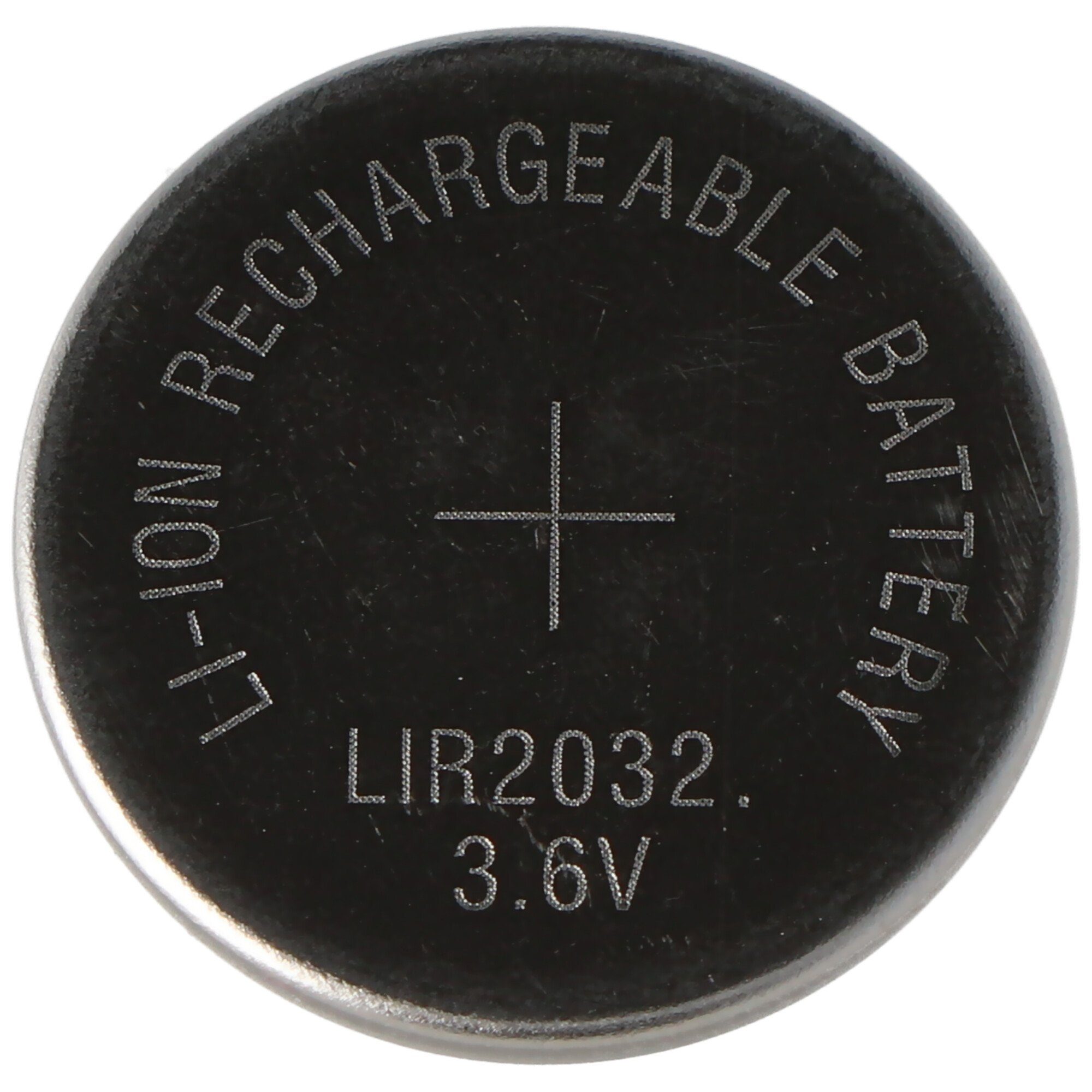 AccuCell LIR2032 Li-Ion Akku 3,6V Akku LIR 2032, 3,2 x 20 mm, 3.6V Button Cell Akku 45 mAh (3,7 V)