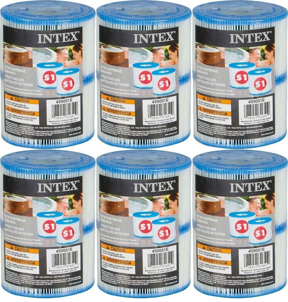 6 x Filterkartusche Spa S1 für Intex Whirlpool INTEX 29001 Filter Versandfrei 