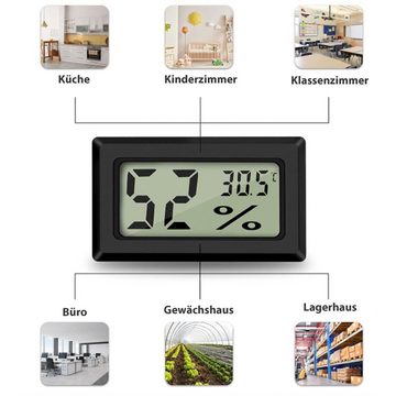 Dedom Gartenthermometer Elektronische Feuchtigkeitsthermometer,Reptilienthermometer,Sensoren