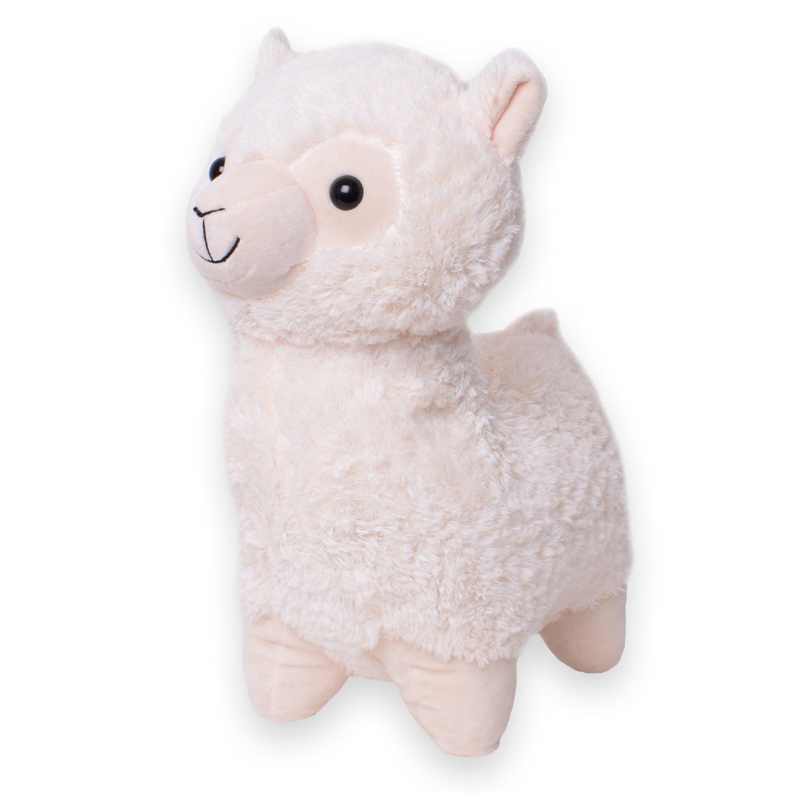 TE-Trend Kuscheltier Alpaka 40 cm Plüschtier Lama Stofftier (1-St), aus besonders flauschigem Plüsch Fell