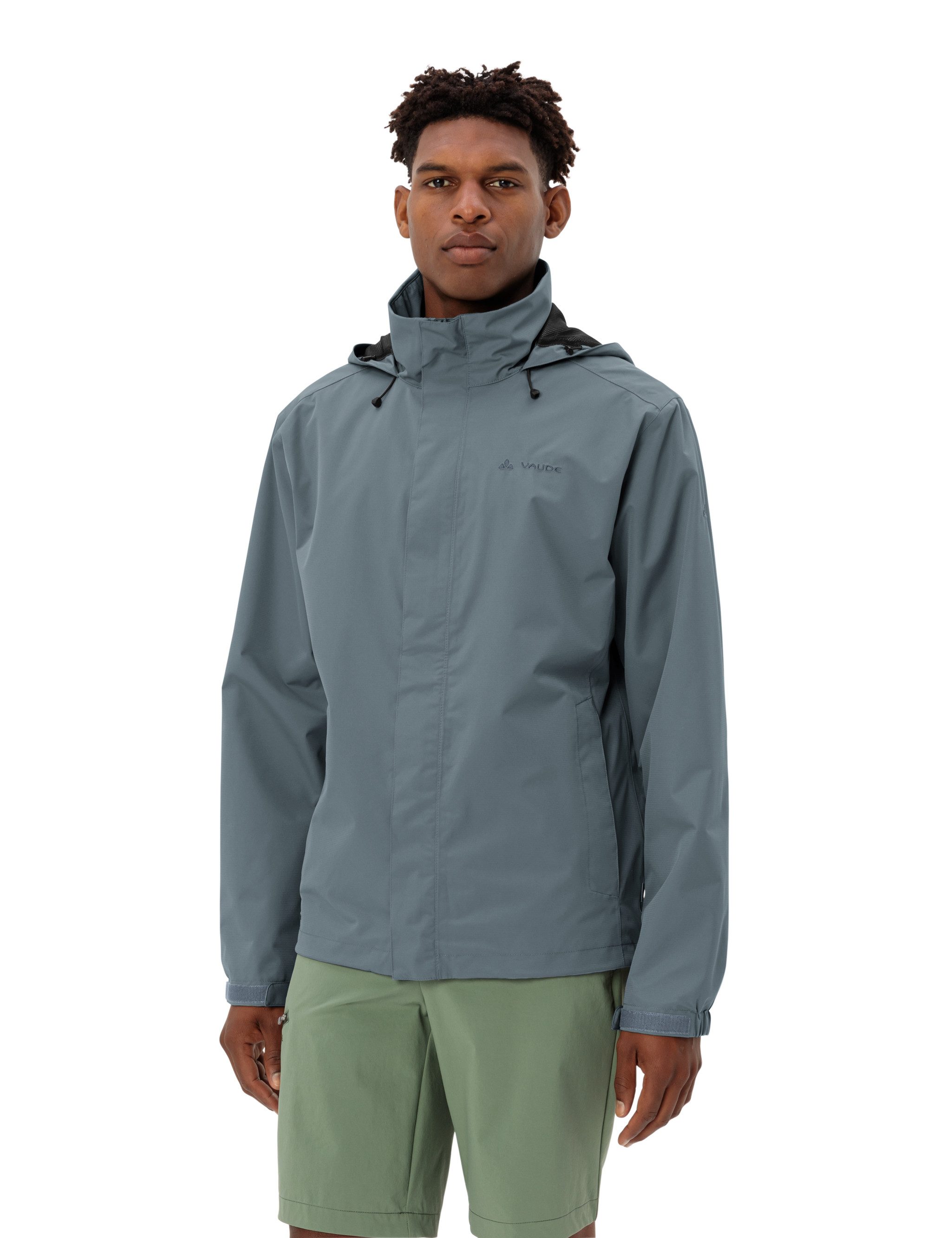 VAUDE Regenjacke Men's Escape Light Jacket mit zwei Reißverschlusstaschen, atmungsaktiv, schnell trocknend