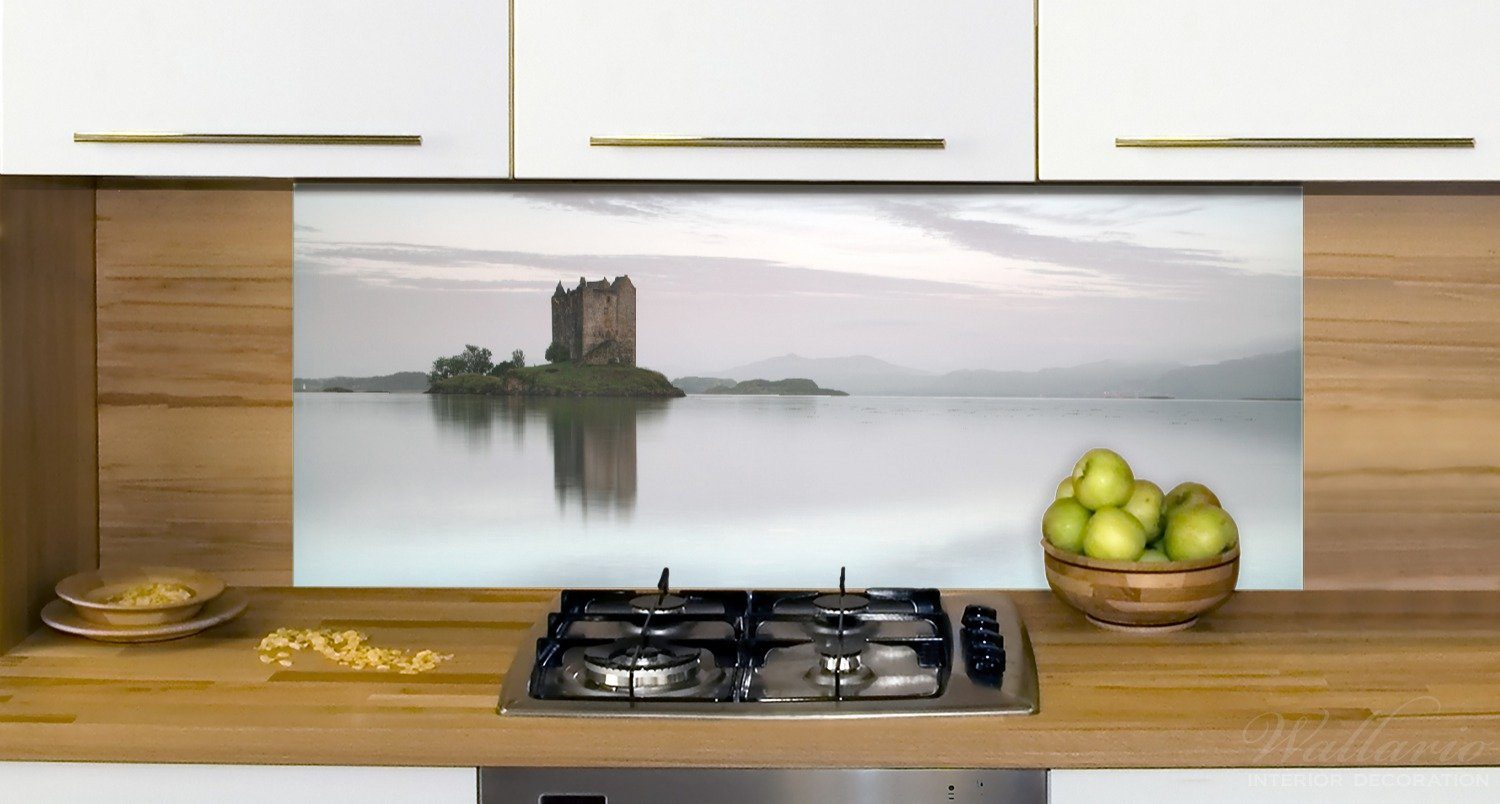 Küchenrückwand in Schloss (1-tlg) Wallario Schottland,