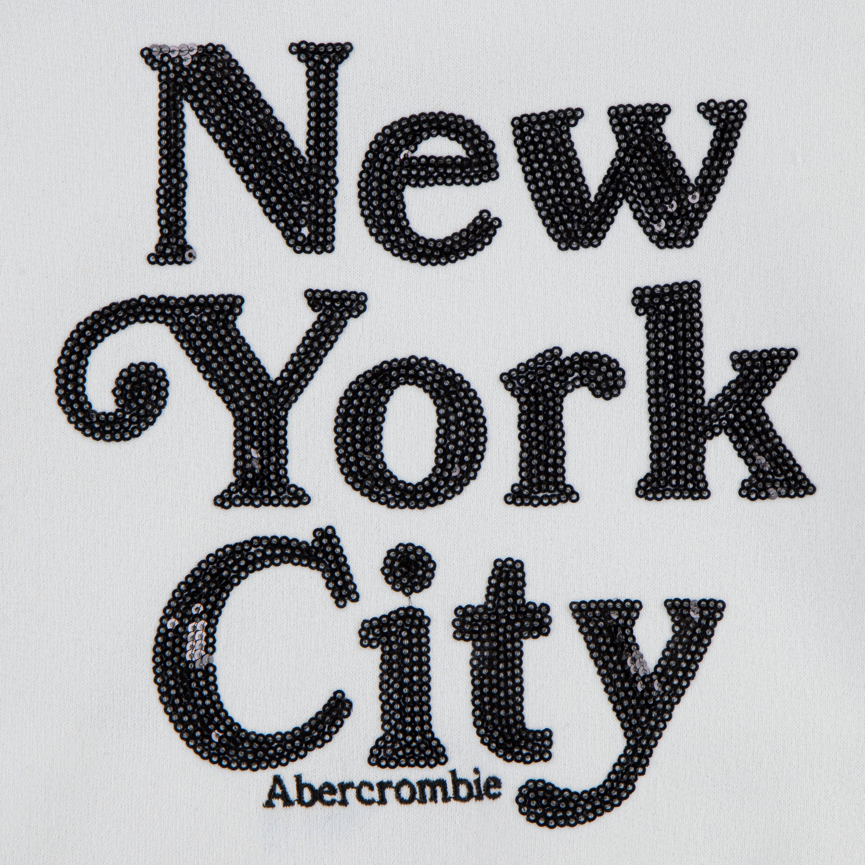 Abercrombie Kids Kapuzensweatshirt AFG NYC BALLET PULLOVER Pailletten-Applikation, for Girls – Bild 4 von 5
