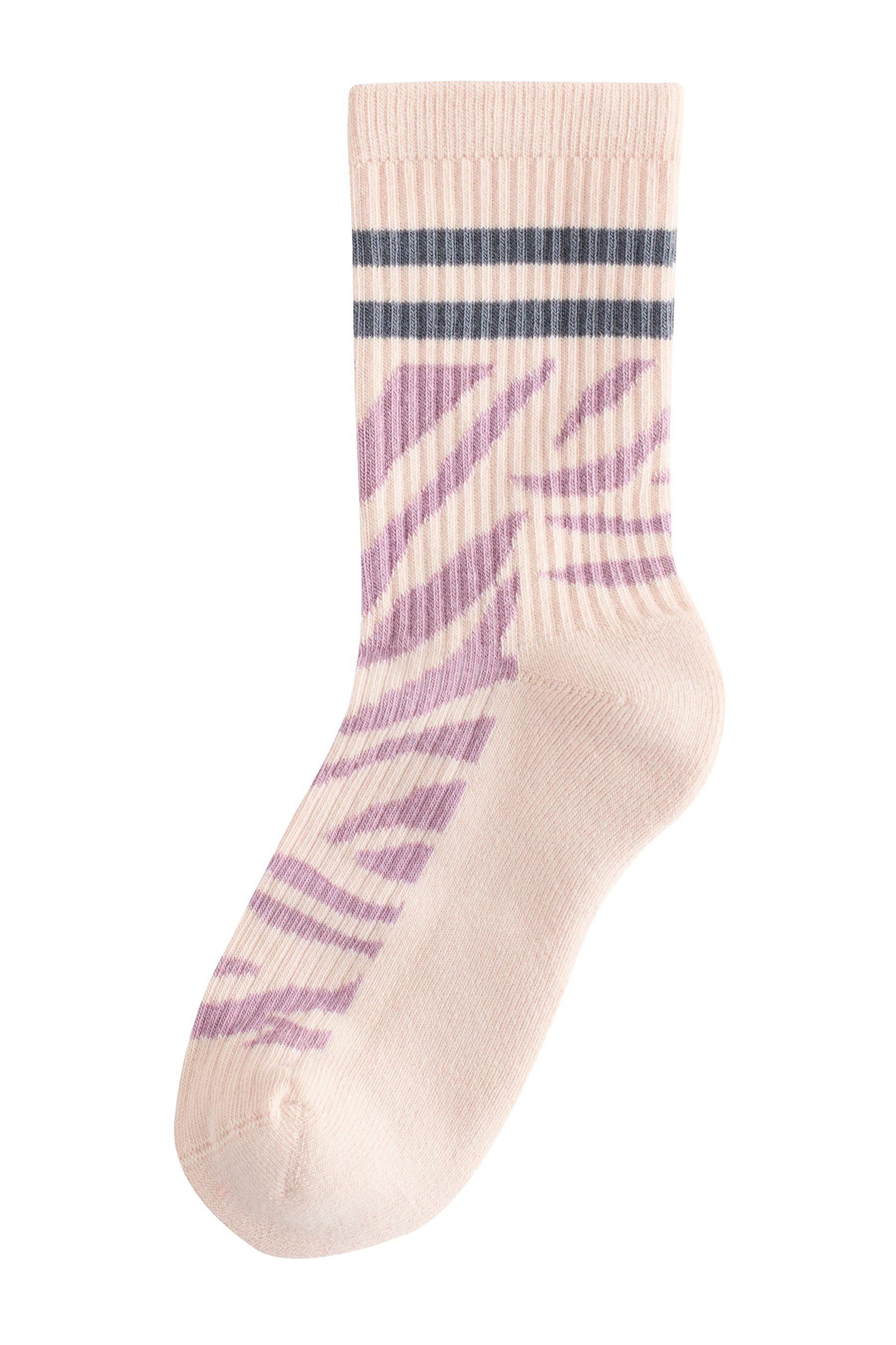 Next Kurzsocken 3 x Gerippte Knöchelsocken mit gepolsterter Sohle (3-Paar) – Bild 4 von 5