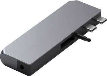 Satechi Pro Hub Mini USB-Adapter zu 3,5-mm-Klinke, RJ-45 (Ethernet), USB 3.0 Typ A, USB Typ C