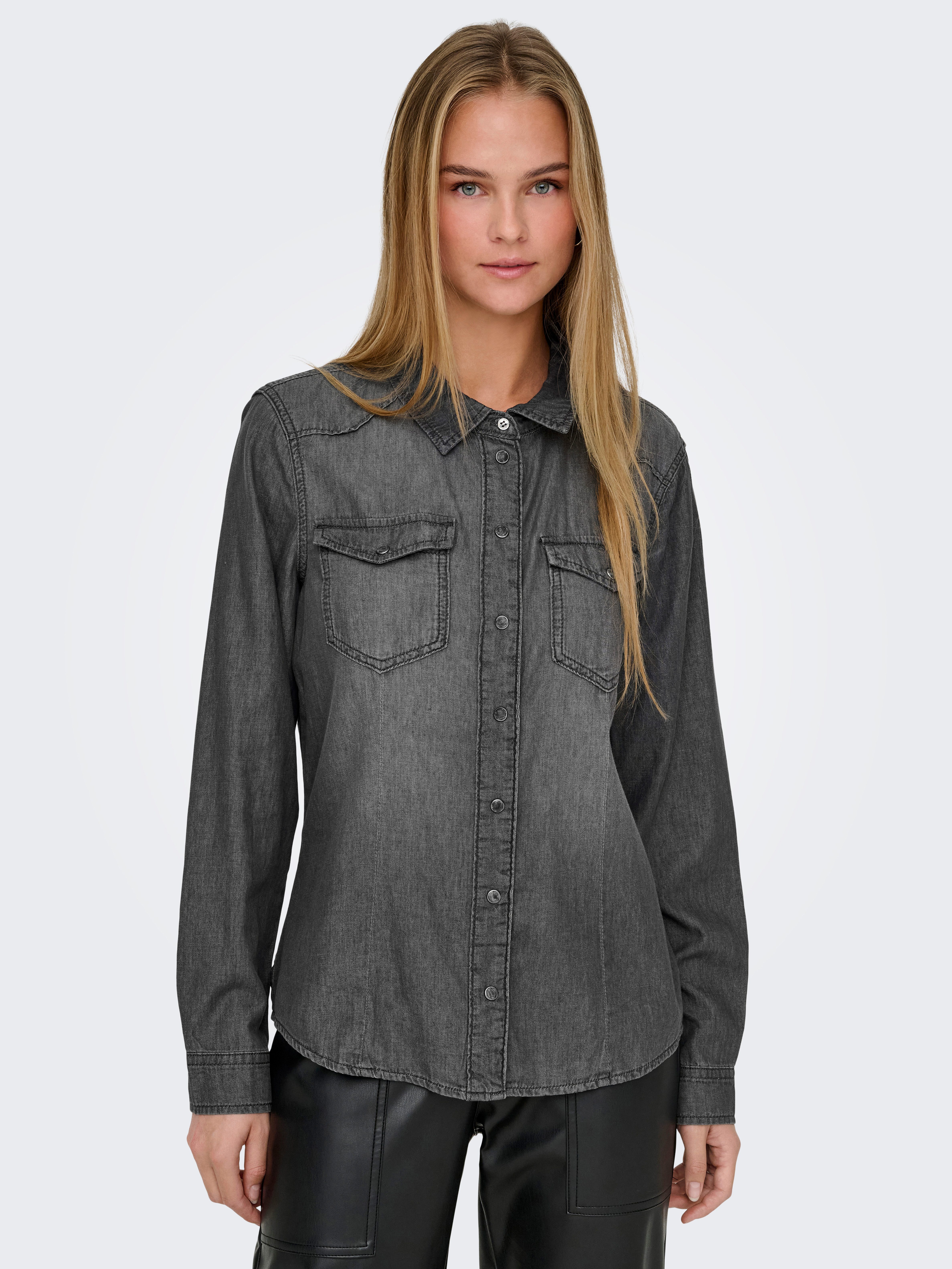 ONLY Jeansbluse ONLALEXA L/S DNM SHIRT FS NOOS günstig online kaufen