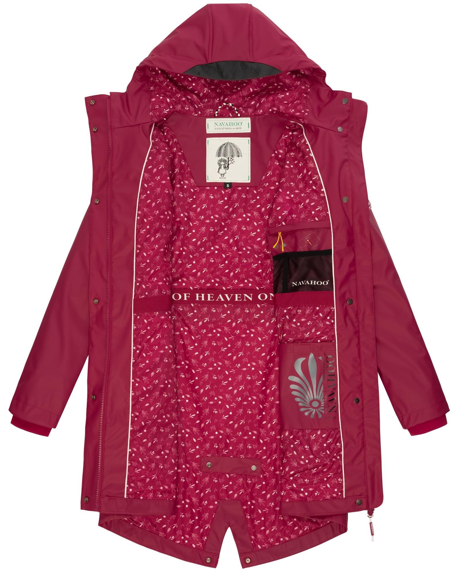 Navahoo Regenjacke Tropical Outdoor fuchsia Stormoo Damen modischer Regenmantel