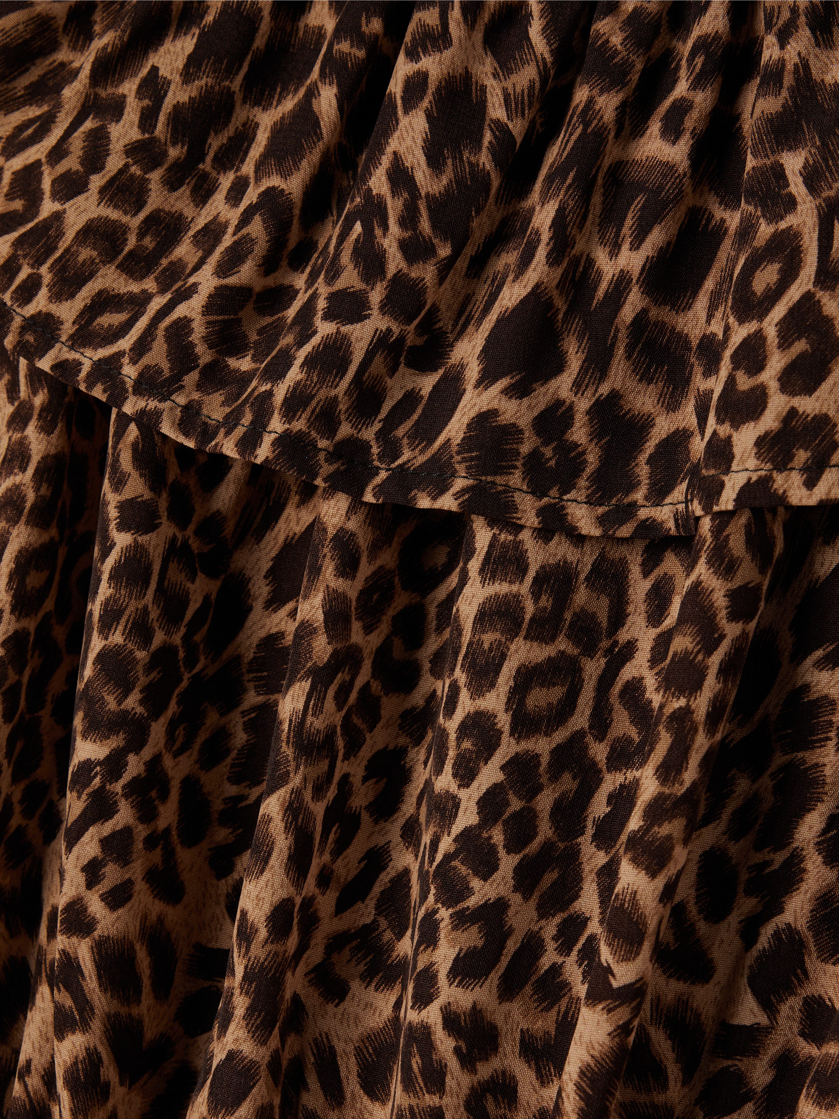 Name It Kurzoverall NKFVINAYA PLAYSUIT FFF Kunstfaser, elastischer Bund, Allover-Druck