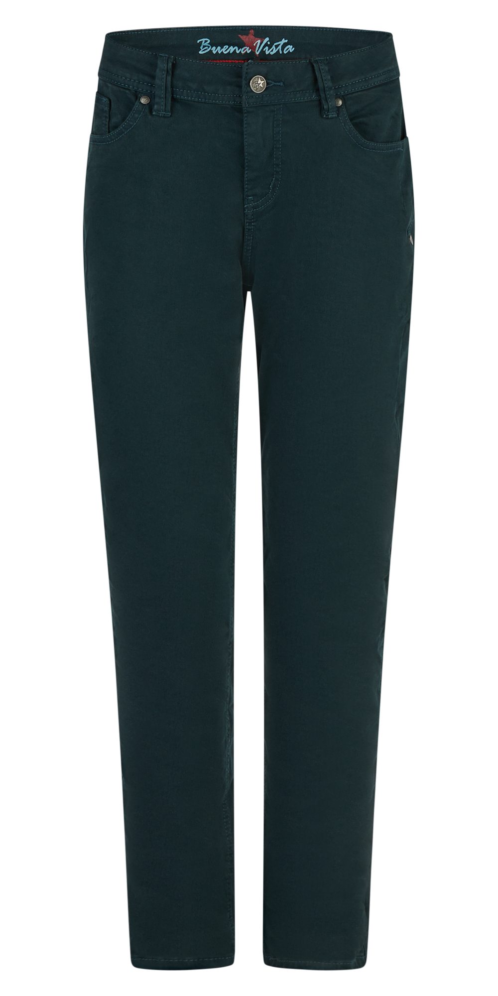 Buena Vista Stretch-Jeans BUENA VISTA MALIBU-ZIP HIGH CROPPED dark lagoon 2511 B5953 4141.5099