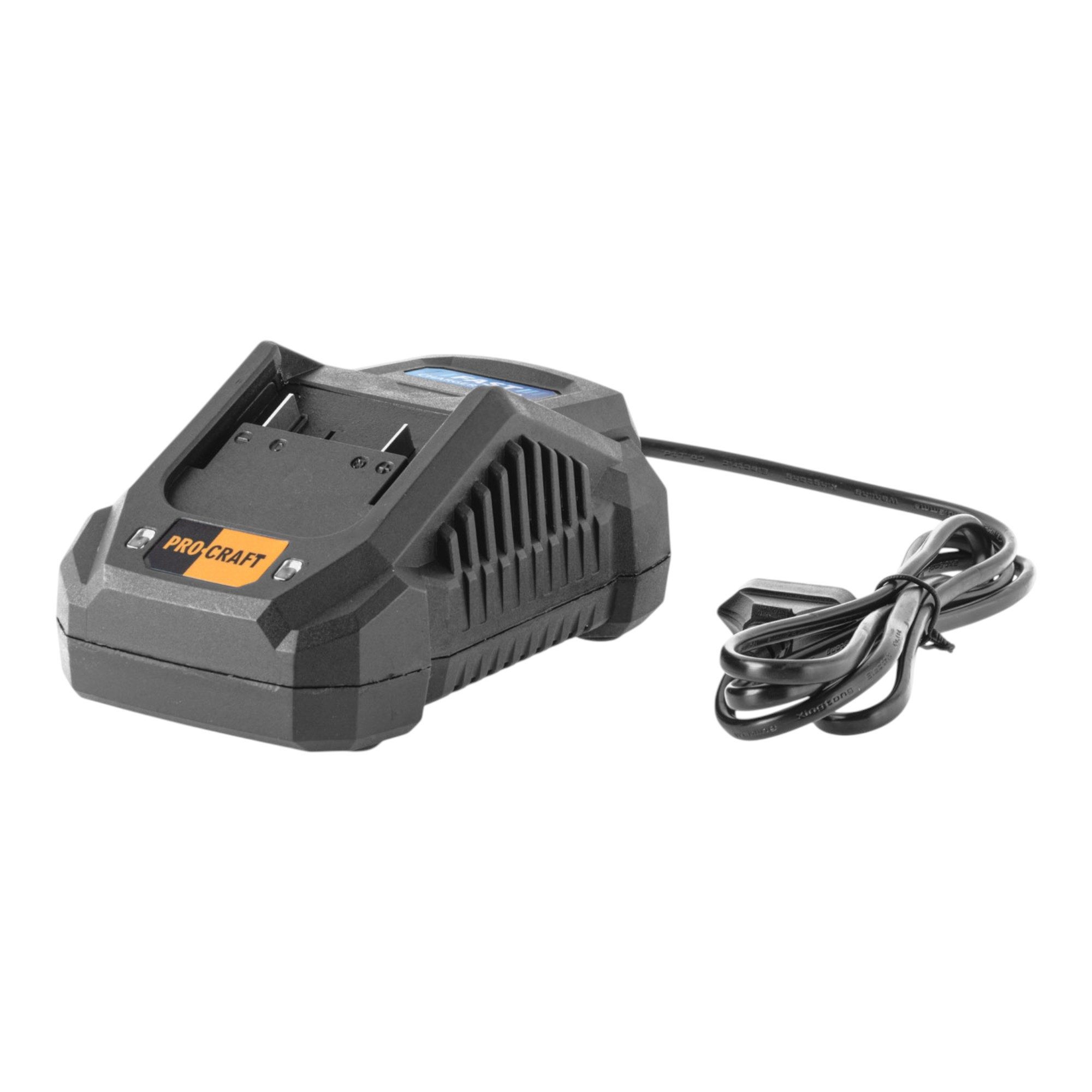 PRO CRAFT 20/4A Schnell Ladegerät 20 V 4 A für Li-Ion Akkus Schnelllade-Gerät