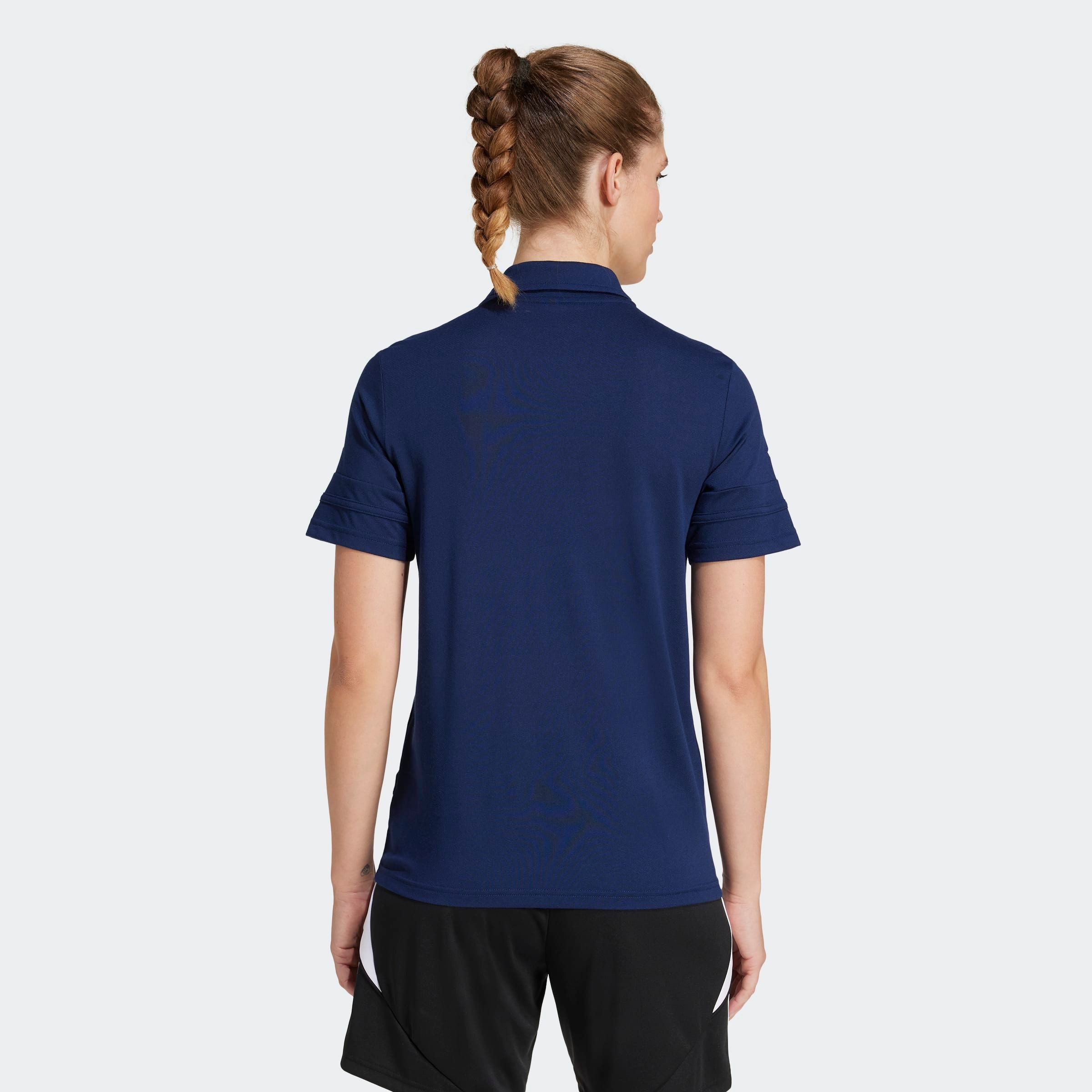 adidas Performance Poloshirt SQ25 C POLO W mit Druckknopfverschluss