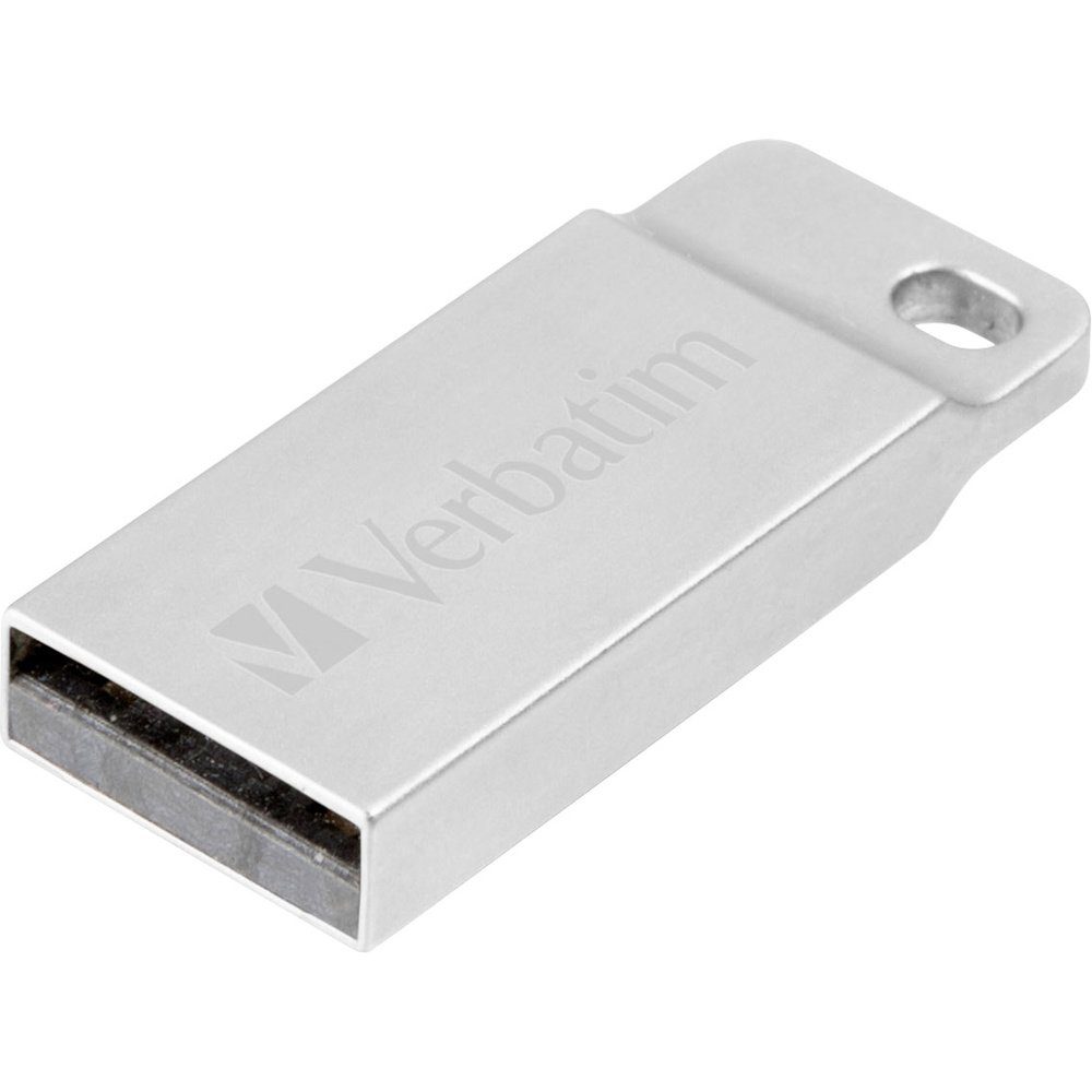 Verbatim Verbatim MetallGehäuse USBStick 64 GB Silber 98750 USB 2.0