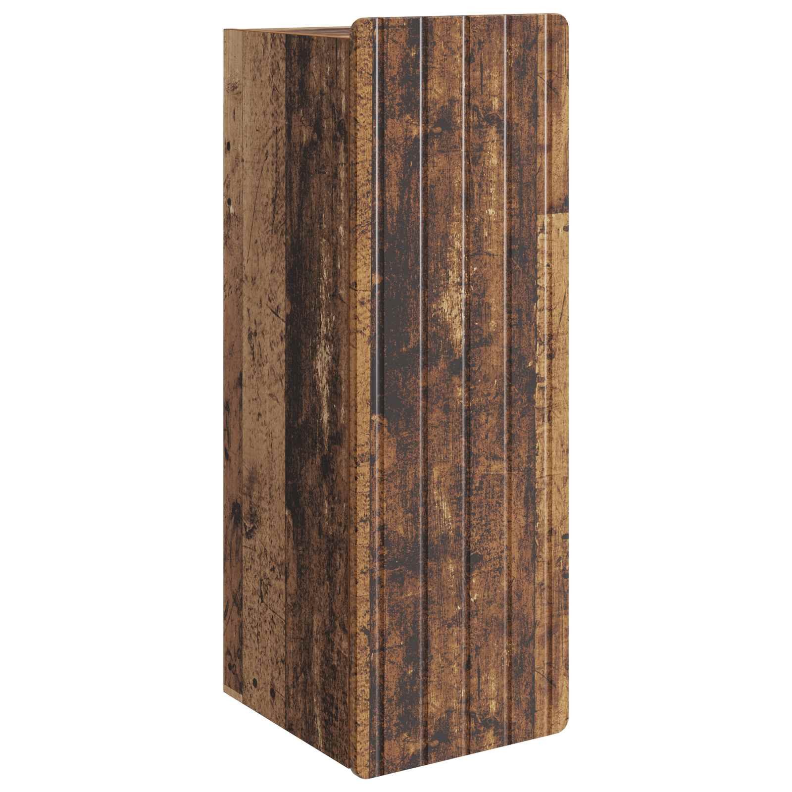 vidaXL Hängeschrank 33 x 34,5 x 94 cm Hängeschrank schmal Wandschrank Altholz 33x34,5x94 c