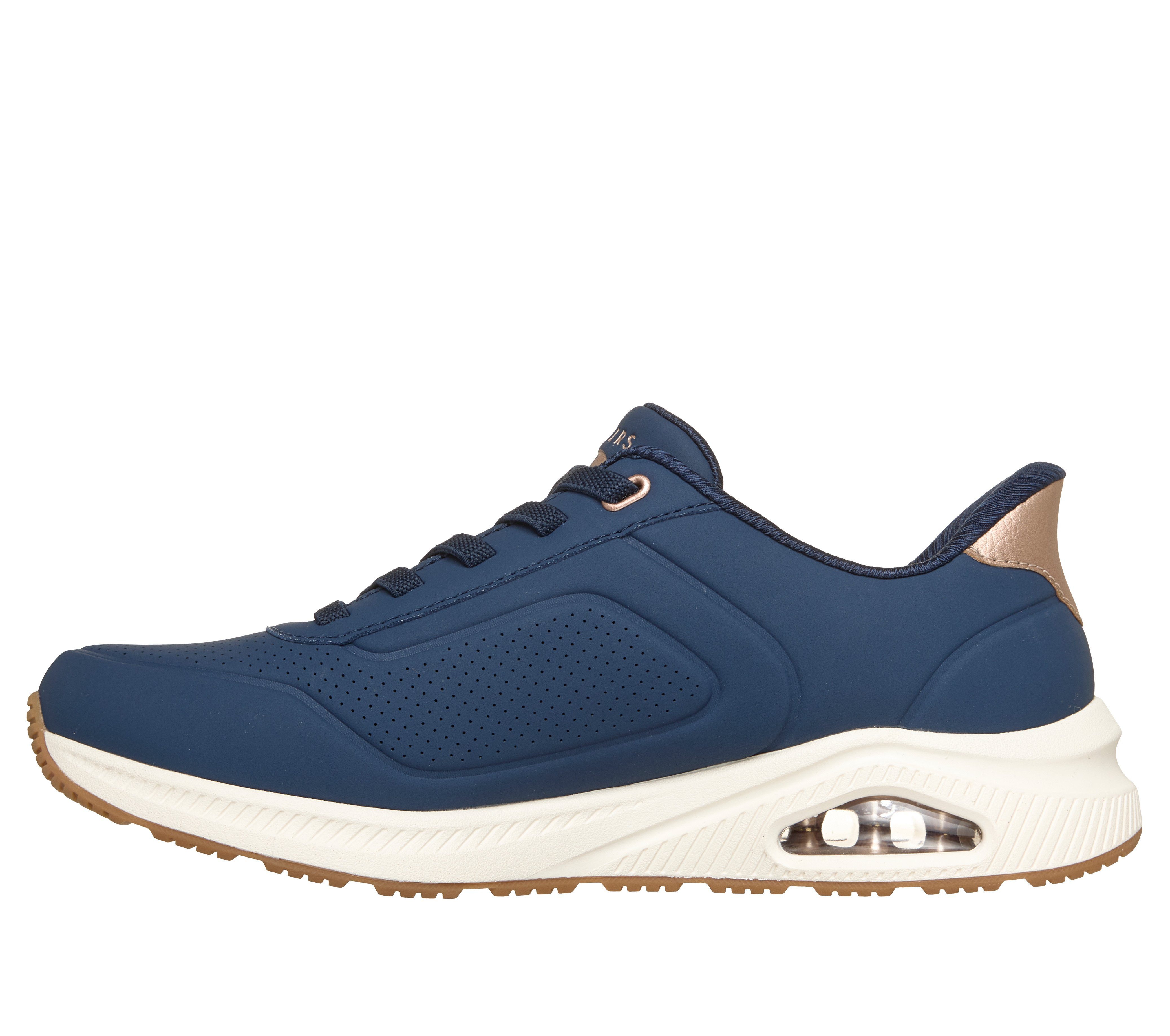 Skechers ARCH FIT UNO Slip-On Sneaker Schlupfschuh, Halbschuh, Freizeitschuh mit Slip ins – Bild 5 von 5
