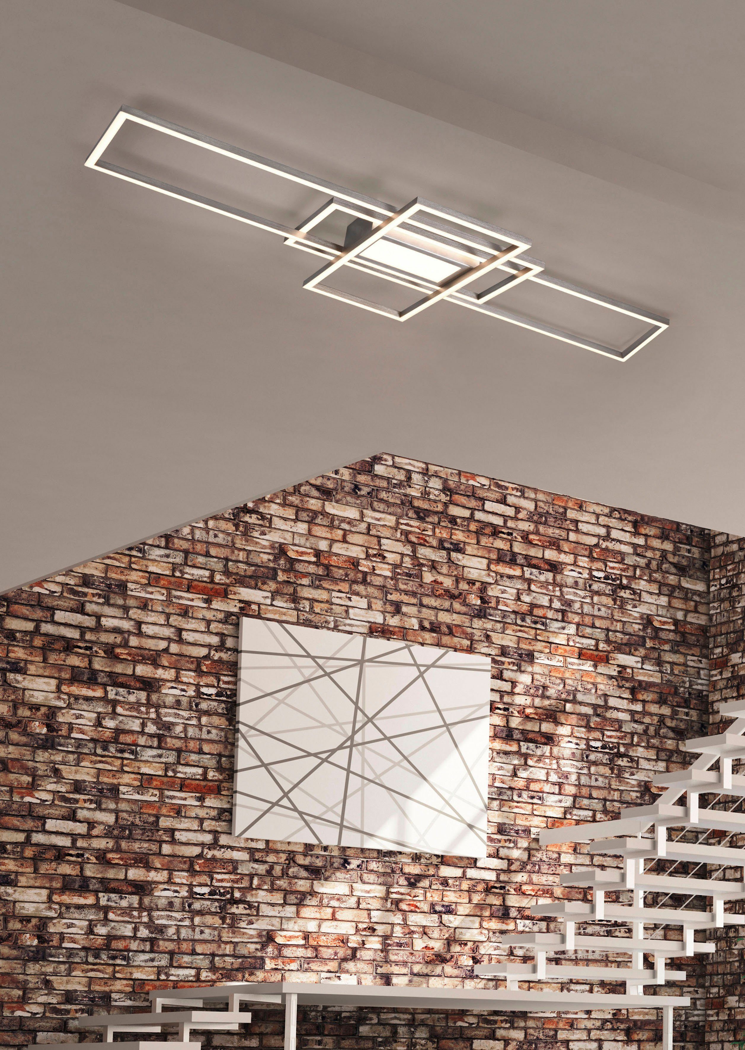 TRIO Leuchten LED Deckenleuchte MILA, Dimmfunktion, günstig online kaufen