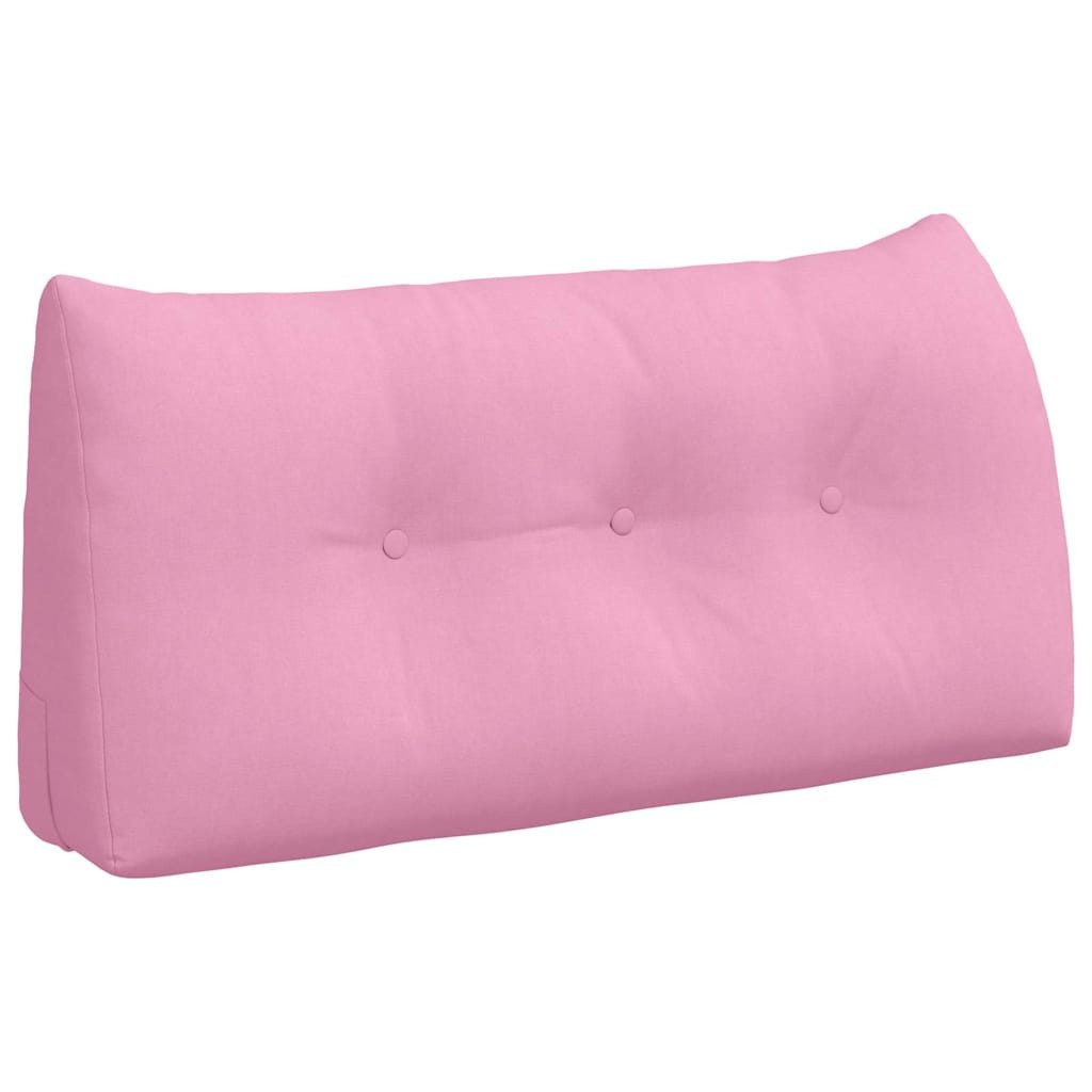 vidaXL Rückenkissen Rücken Kissen Rosa 100 x 24 x 50 cm Stoff, 1-tlg.