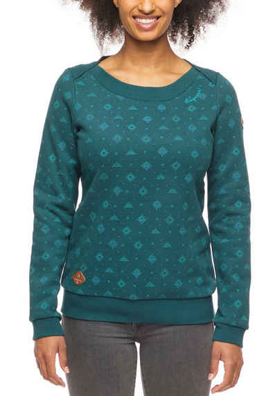 Ragwear Sweater »TASHI« im Allover-Print-Design