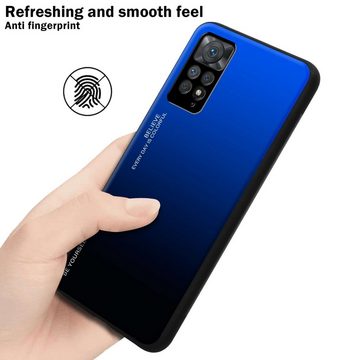 Cadorabo Handyhülle Xiaomi RedMi NOTE 11 PRO 4G / 5G Xiaomi RedMi NOTE 11 PRO 4G / 5G, Robustes Hard Case - Handy Schutzhülle - Hülle - Back Cover Bumper