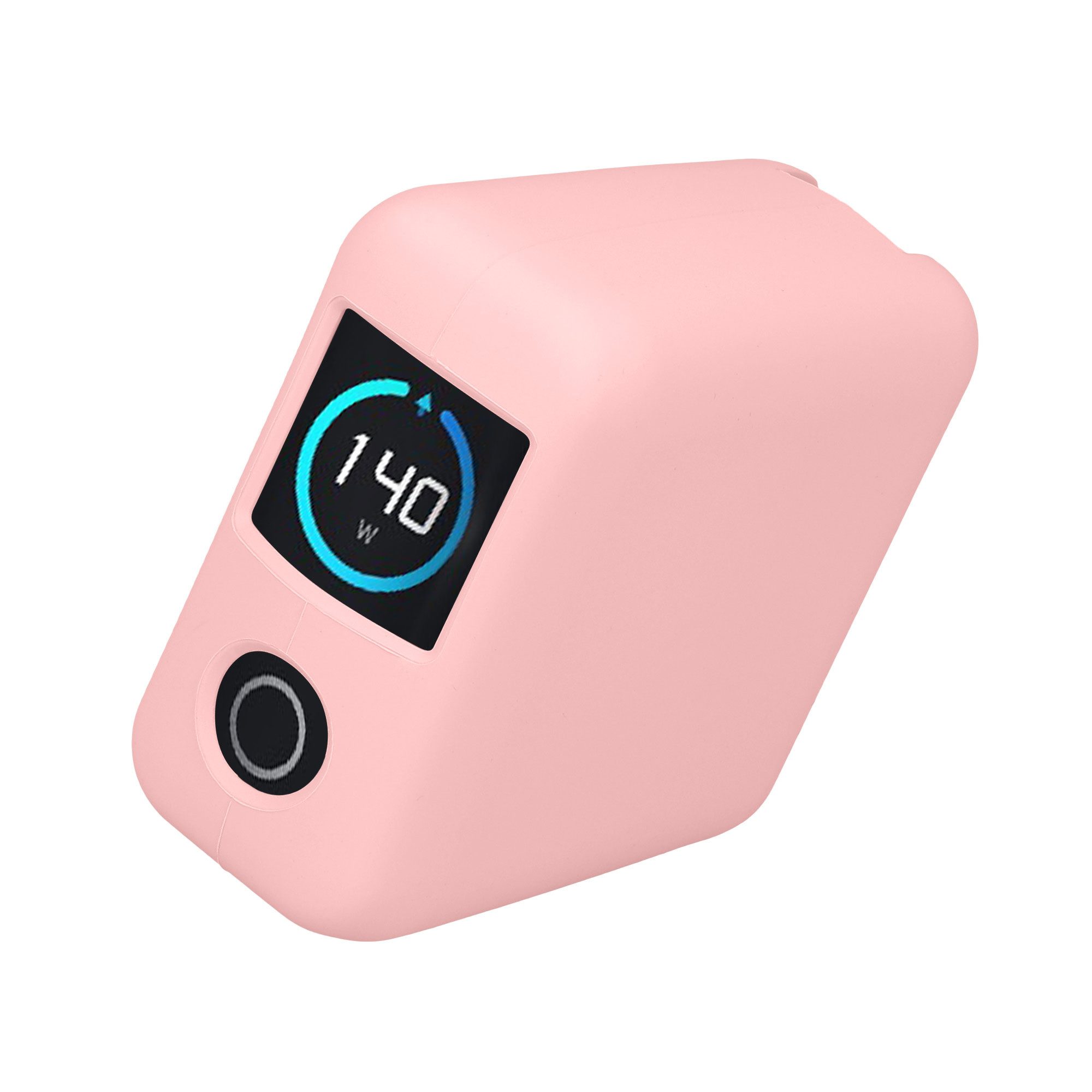 kwmobile Smartphone-Hülle Silikon Hülle für Anker Zolo 140W Case, Powerbank Hülle für unterwegs - Tasche für Power Bank - Altrosa