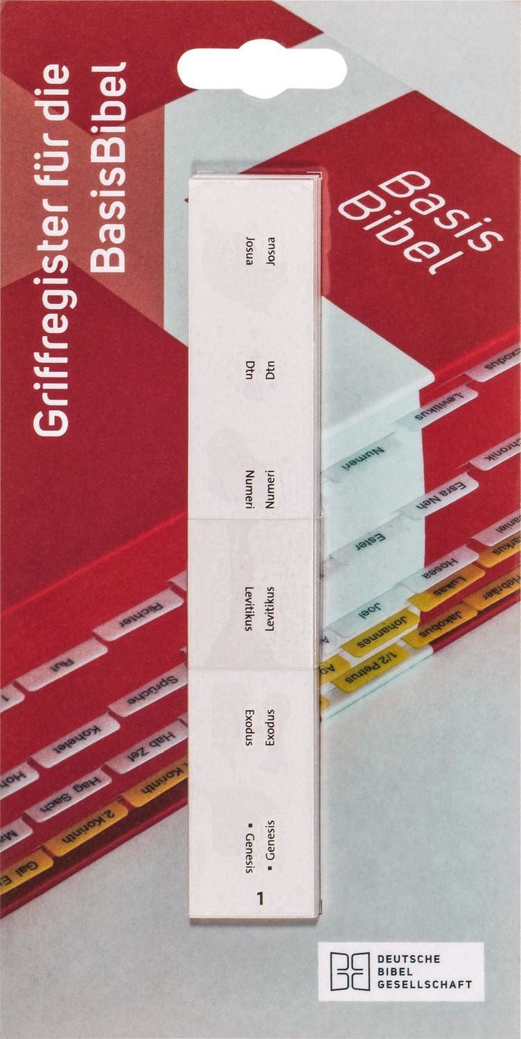 Schulheft Griffregister für die BasisBibel
