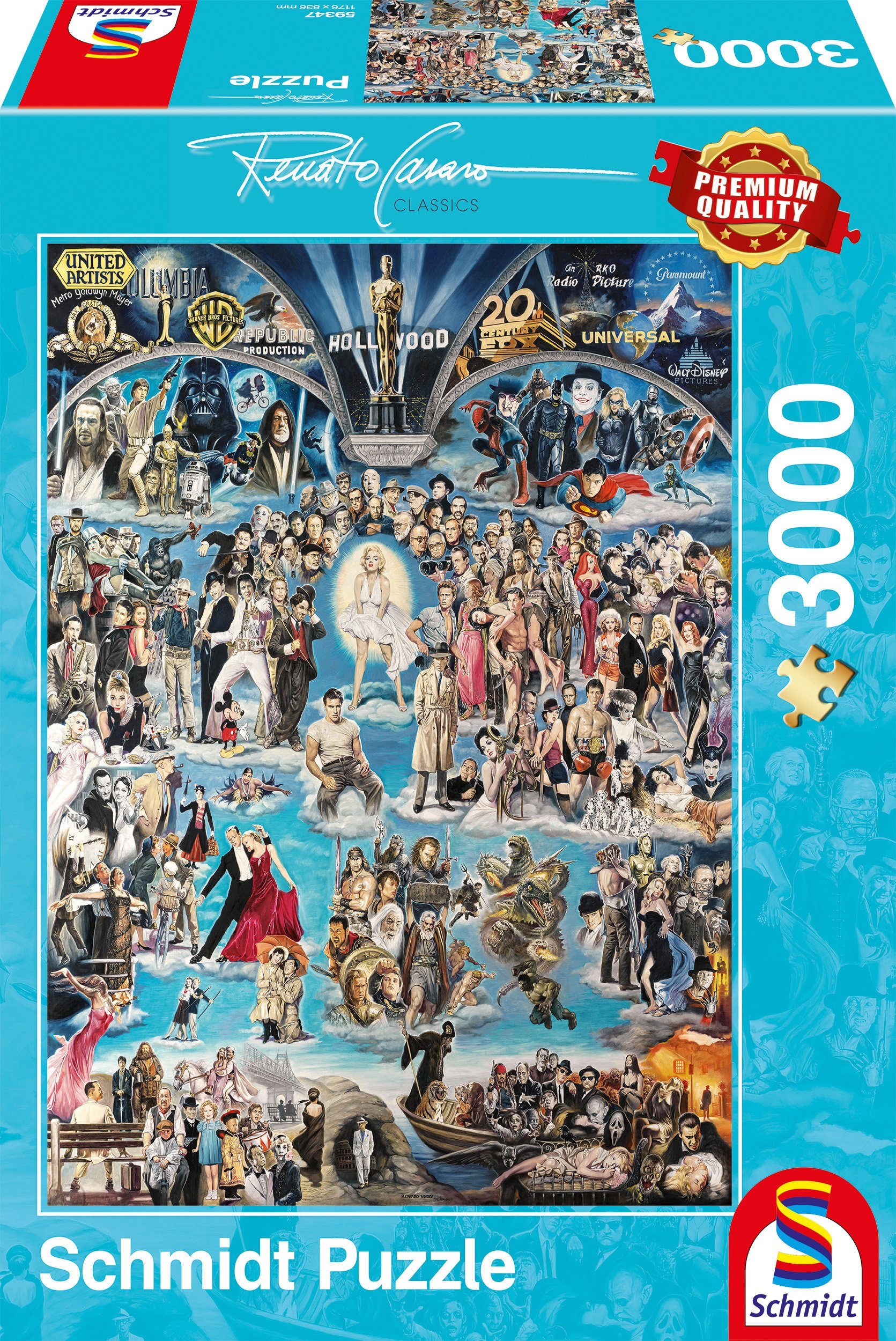 Image of Hollywood XXL - Puzzle Renato Casaro 3000 Teile
