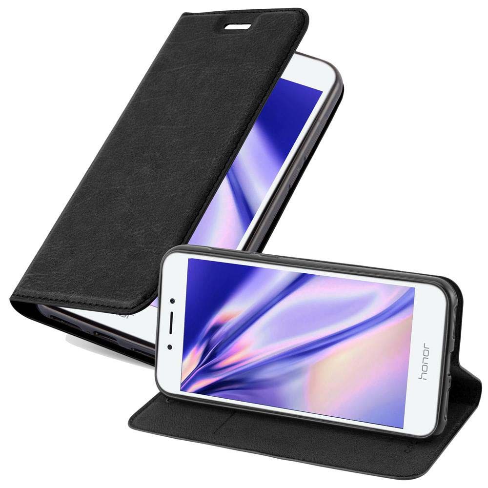 Cadorabo Handyhülle für Honor 6A Hülle Honor 6A, Hülle Schutzhülle mit Standfunktion, Magnetverschluss und Kartenfach