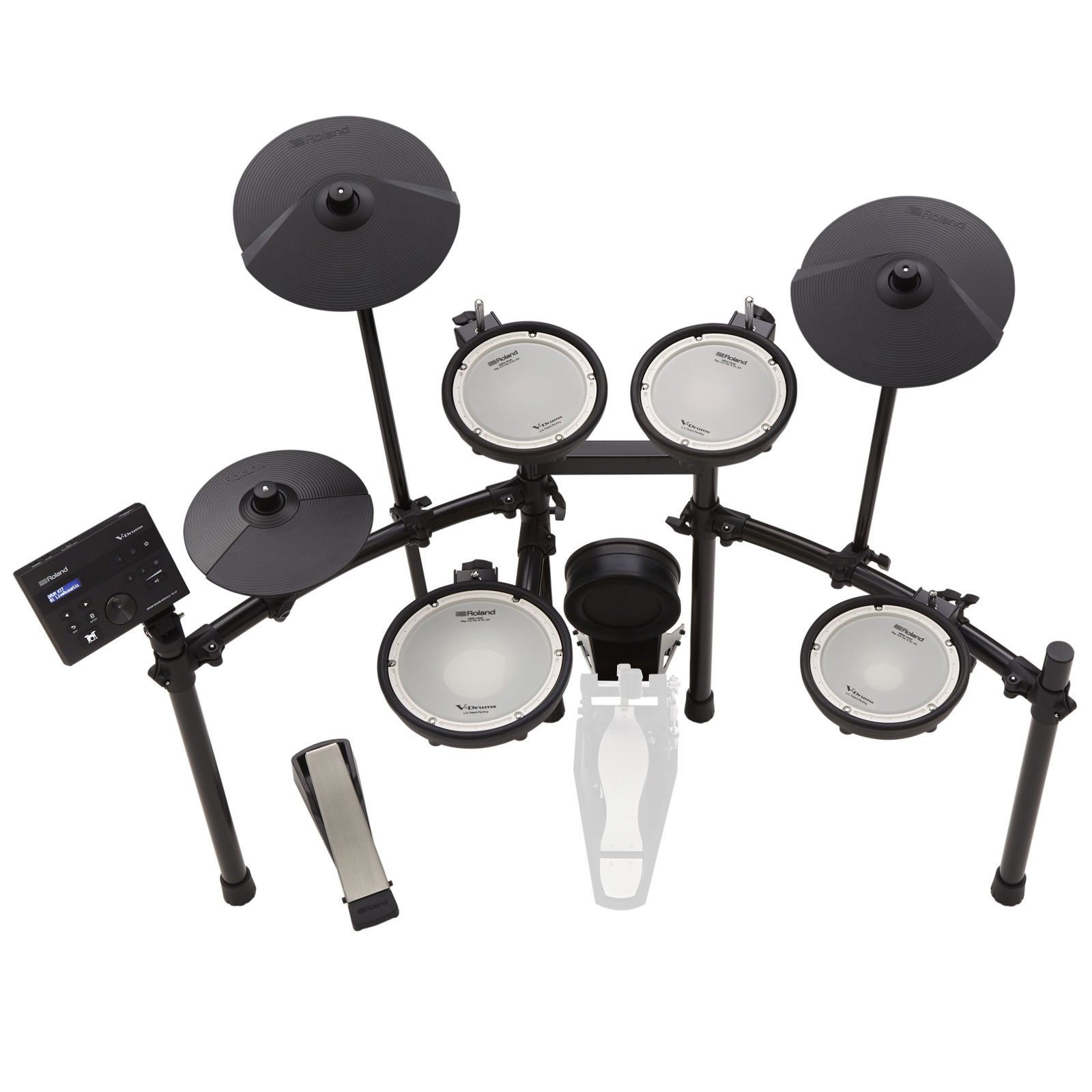 Roland Audio E-Drum Roland TD-07KV E-Drum Schlagzeug Set Bundle