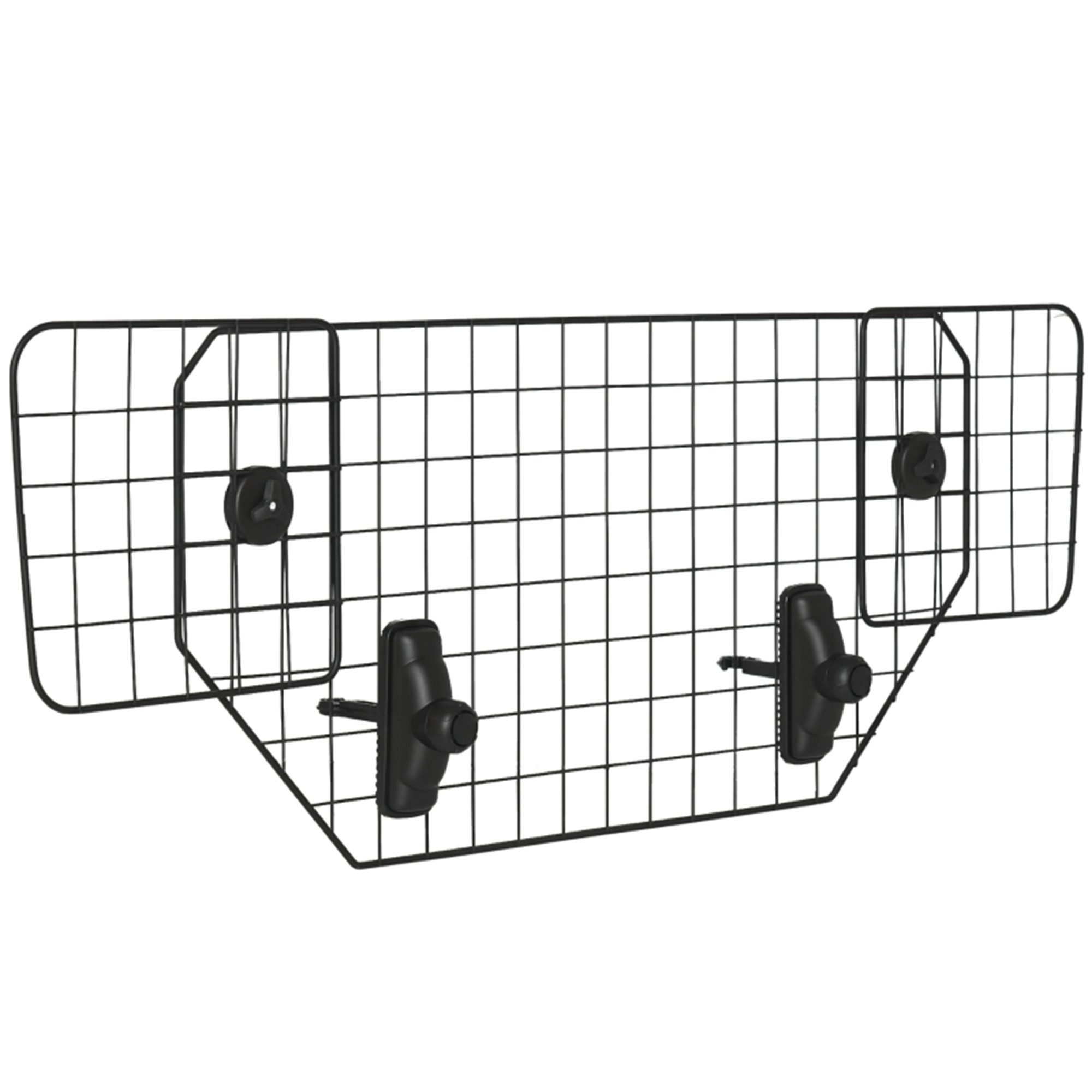 MC Star Hundegitter Hundeschutzgitter Auto Universal Kofferraumgitter 90-120 cm (verstellbar Metall)