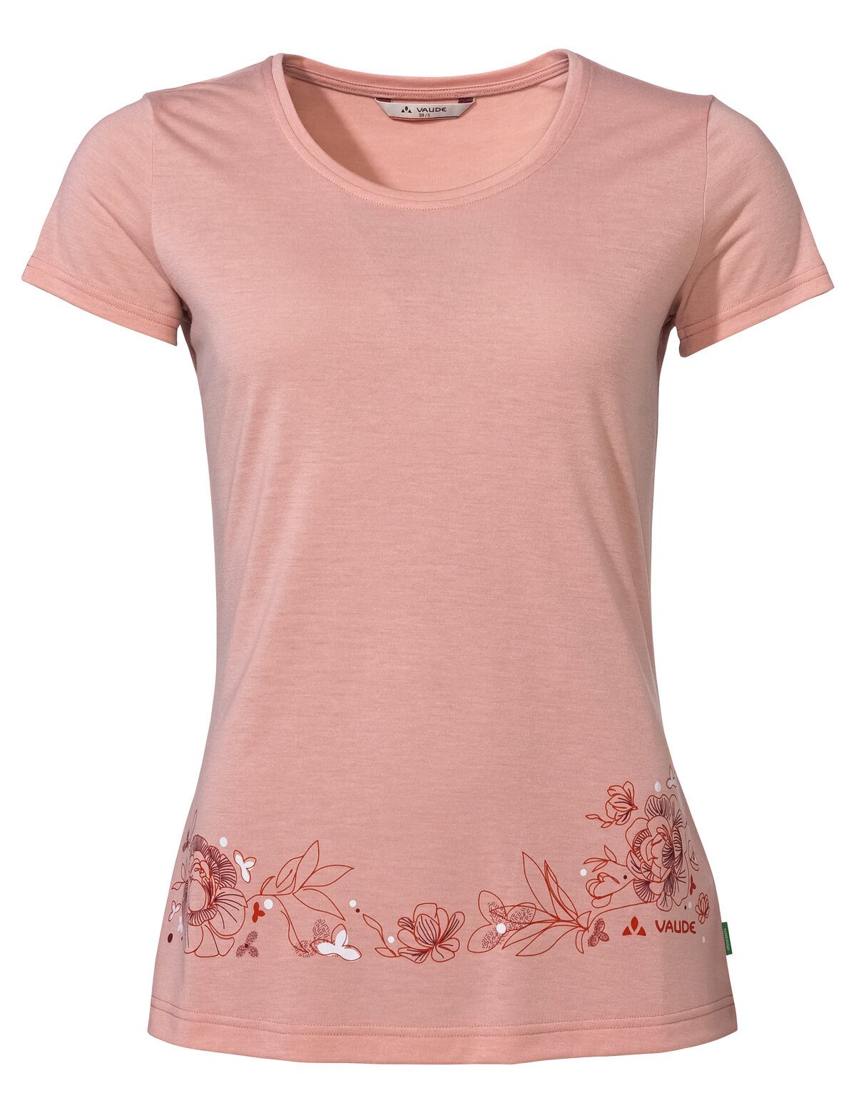 VAUDE T-Shirt Wo Skomer Print T-Shirt II SOFT ROSE