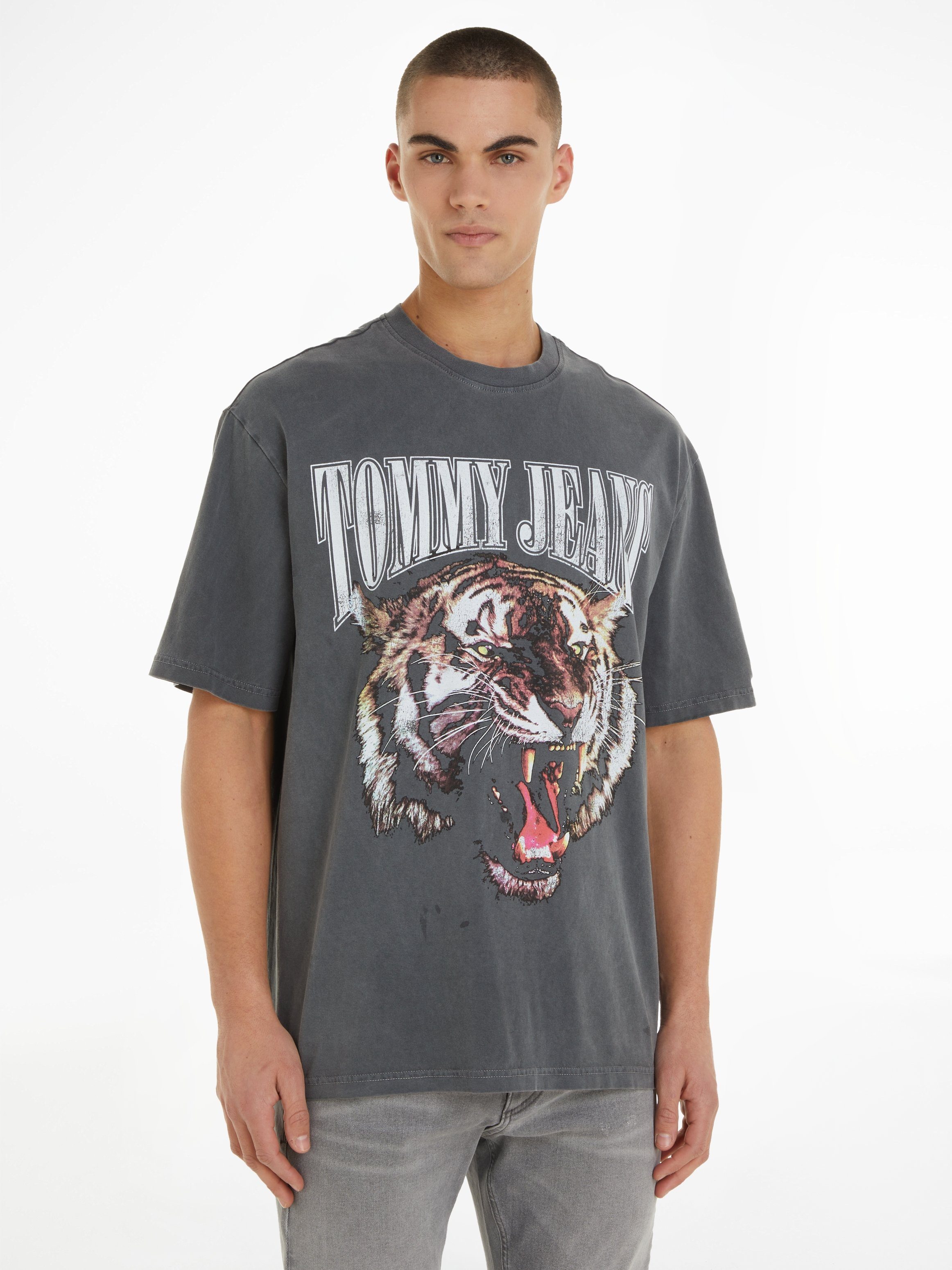Tommy Jeans T-Shirt TJM SKT VINTAGE TIGER TEE