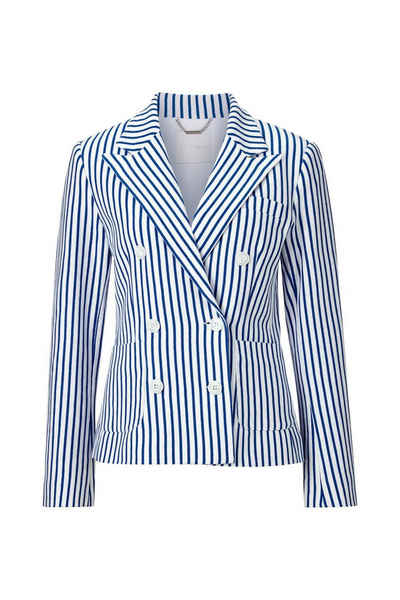Rich & Royal Jackenblazer Tweed Jersey doublebreasted blazer, azzure blue