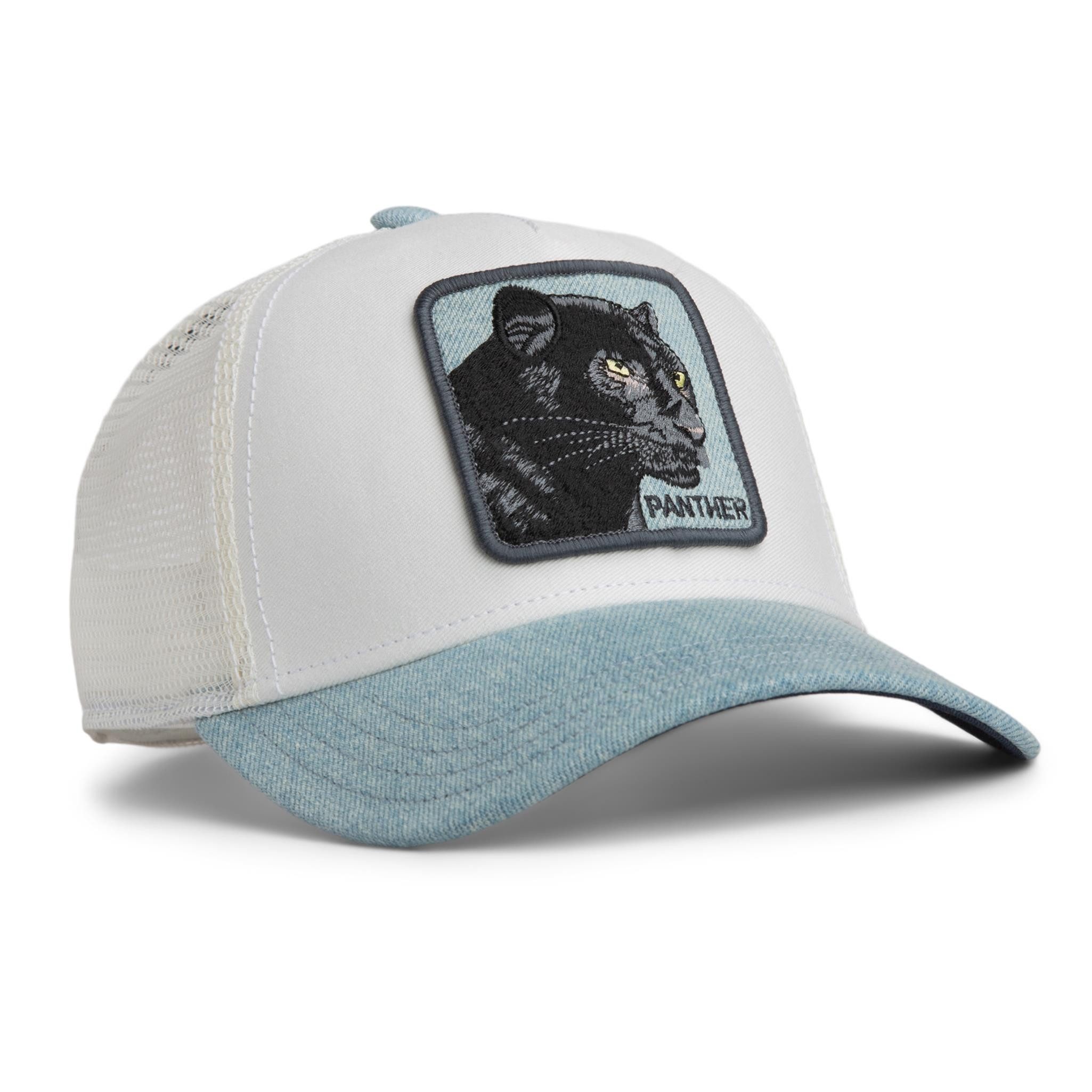 GOORIN Bros. Trucker Cap Goorin Bros. Denim Panther Trucker Cap Light Denim (Basecap, Basecap, Trucker Kappe, Meshcap)