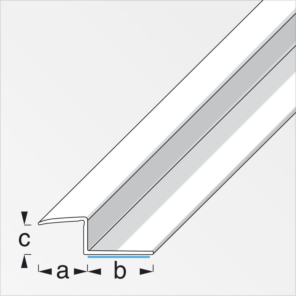 alfer Abschlussprofil alfer Z-Abschluss-Profil 1 m, 15 x 20 x 9 mm günstig online kaufen