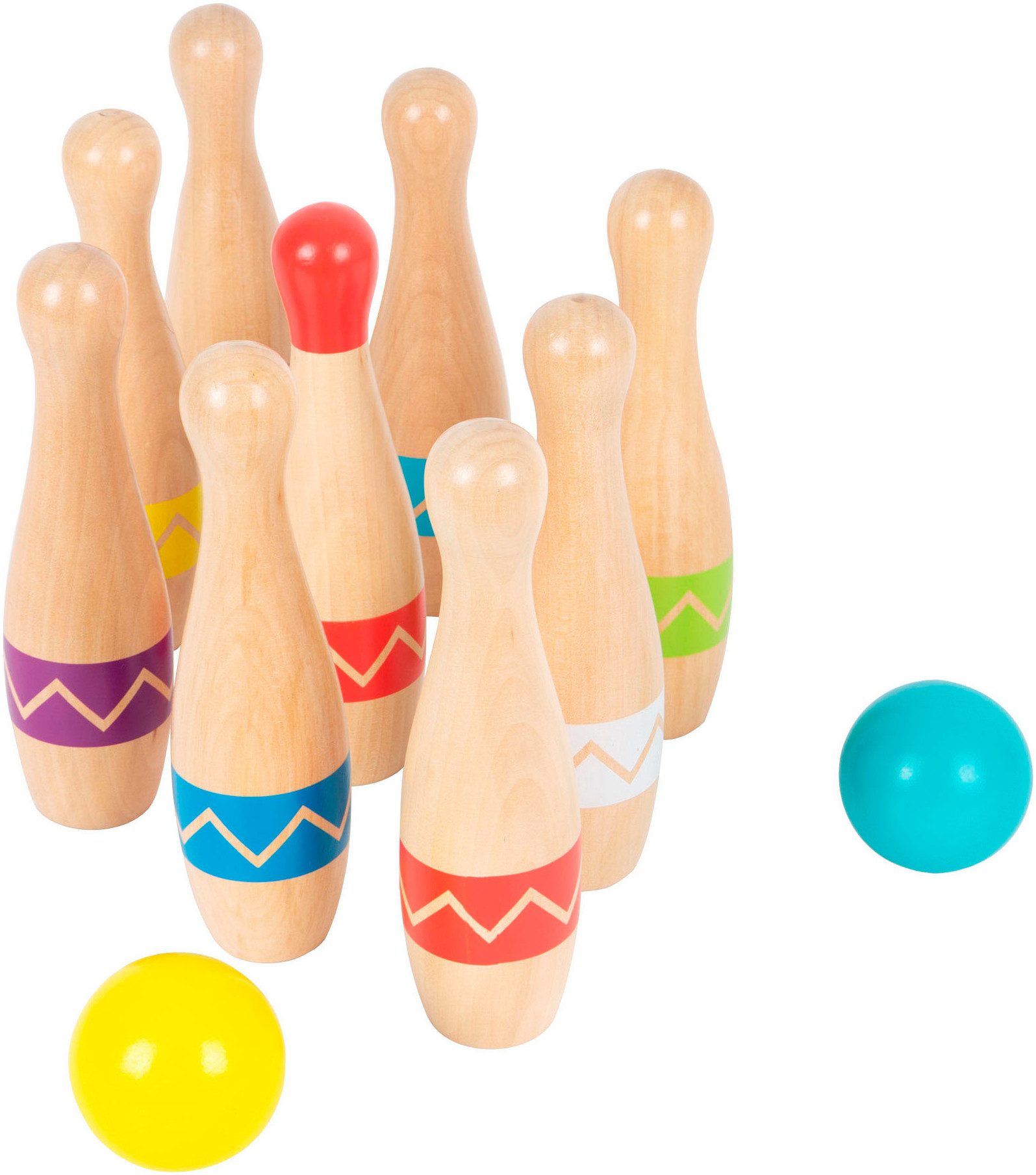 Small Foot Spiel Kegelspiel Active, Kinderspiel, inkl. Tragebeutel