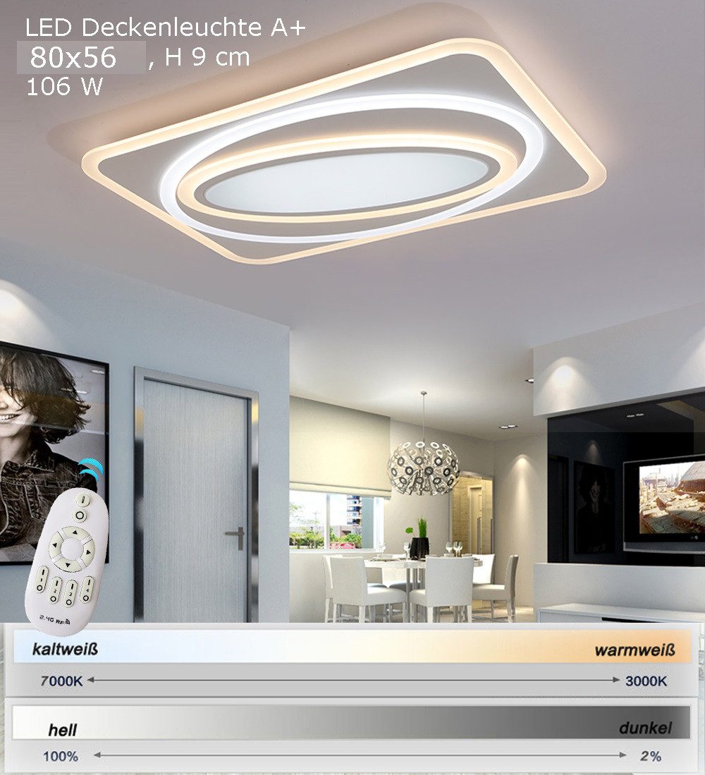 Eurotondisplay LED Deckenleuchte LED Deckenleuchte Deckenlampe günstig online kaufen